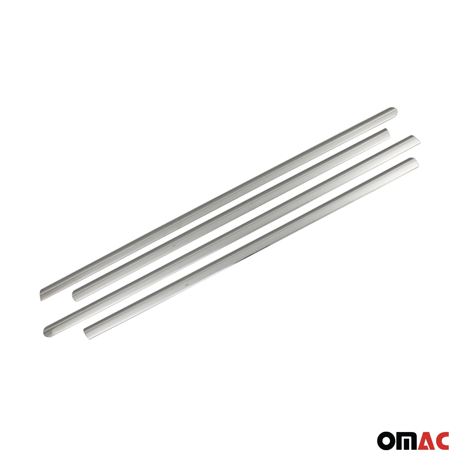 2001-2009 Mercedes C Class W203 Window Molding Trim Streamer S. Steel 4x - Image 7