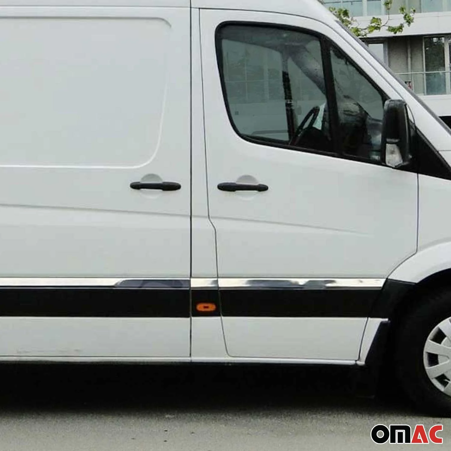 2006-2013 Mercedes Sprinter W906 L3 Long 170" Side Door Molding Trim Stainless Steel - Image 3