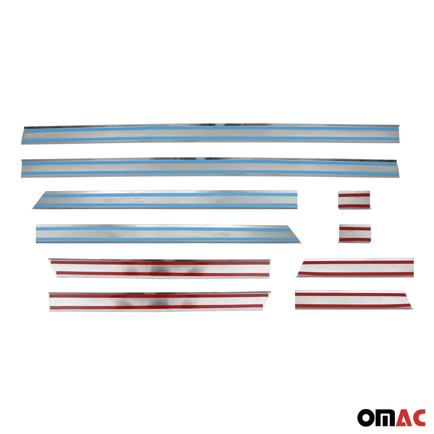 2006-2013 Mercedes Sprinter W906 L3 Long 170" Side Door Molding Trim Stainless Steel - Image 5