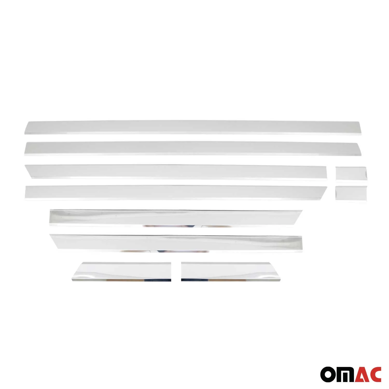 2006-2013 Mercedes Sprinter W906 L3 Long 170" Side Door Molding Trim Stainless Steel - Image 7