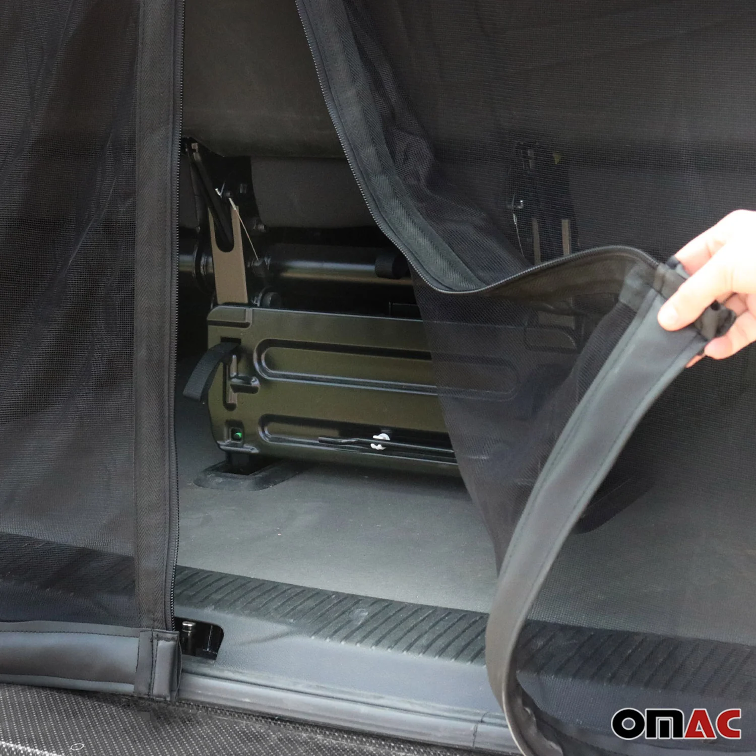2006-2018 Mercedes Sprinter W906 Mosquito Net Bug Magnetic Screen Tailgate Black 1Pc - Image 2
