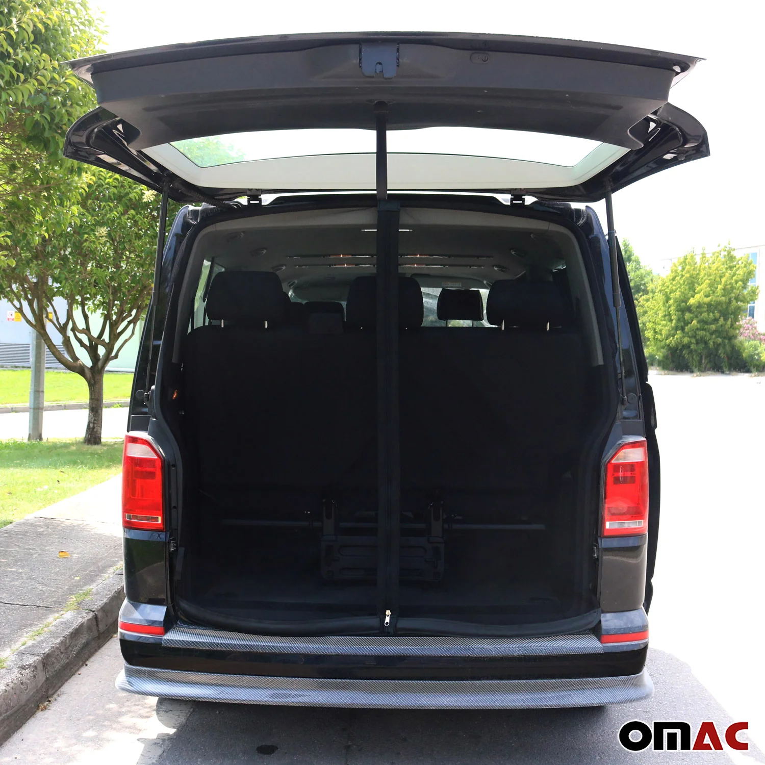 1993-2003 VW Eurovan Mosquito Net Bug Magnetic Screen Tailgate Black 1Pc - Image 3