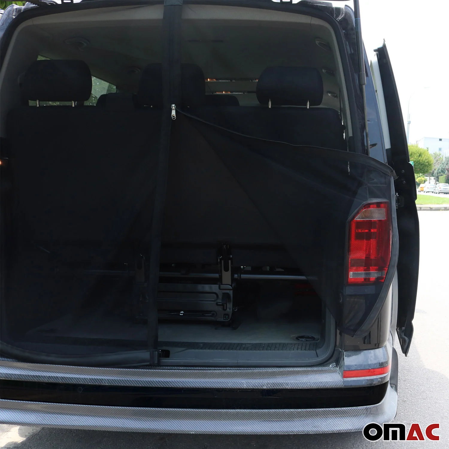 1993-2003 VW Eurovan Mosquito Net Bug Magnetic Screen Tailgate Black 1Pc - Image 5
