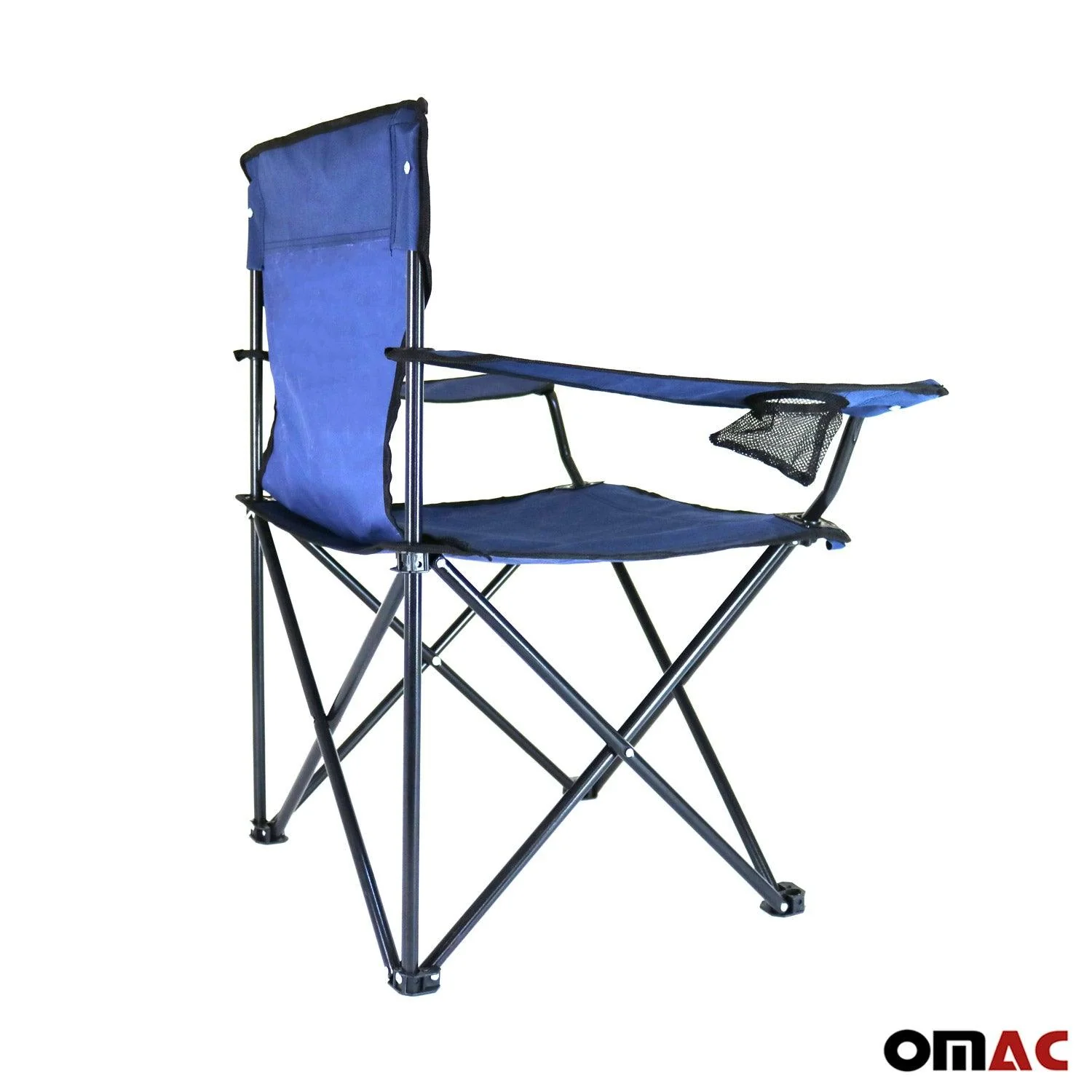 New Folding Camping Chair Beach Seat Outdoor with Cup Holder - Image 6