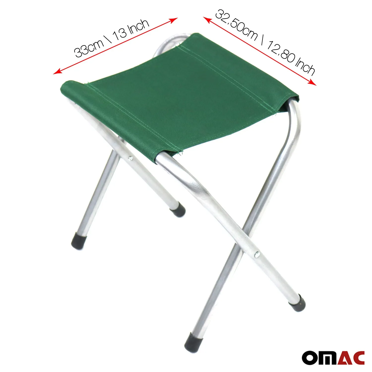 New Folding Camping Chair Beach Seat Fishing BBQ Picnic Waterproof Outdoor Green - Image 4