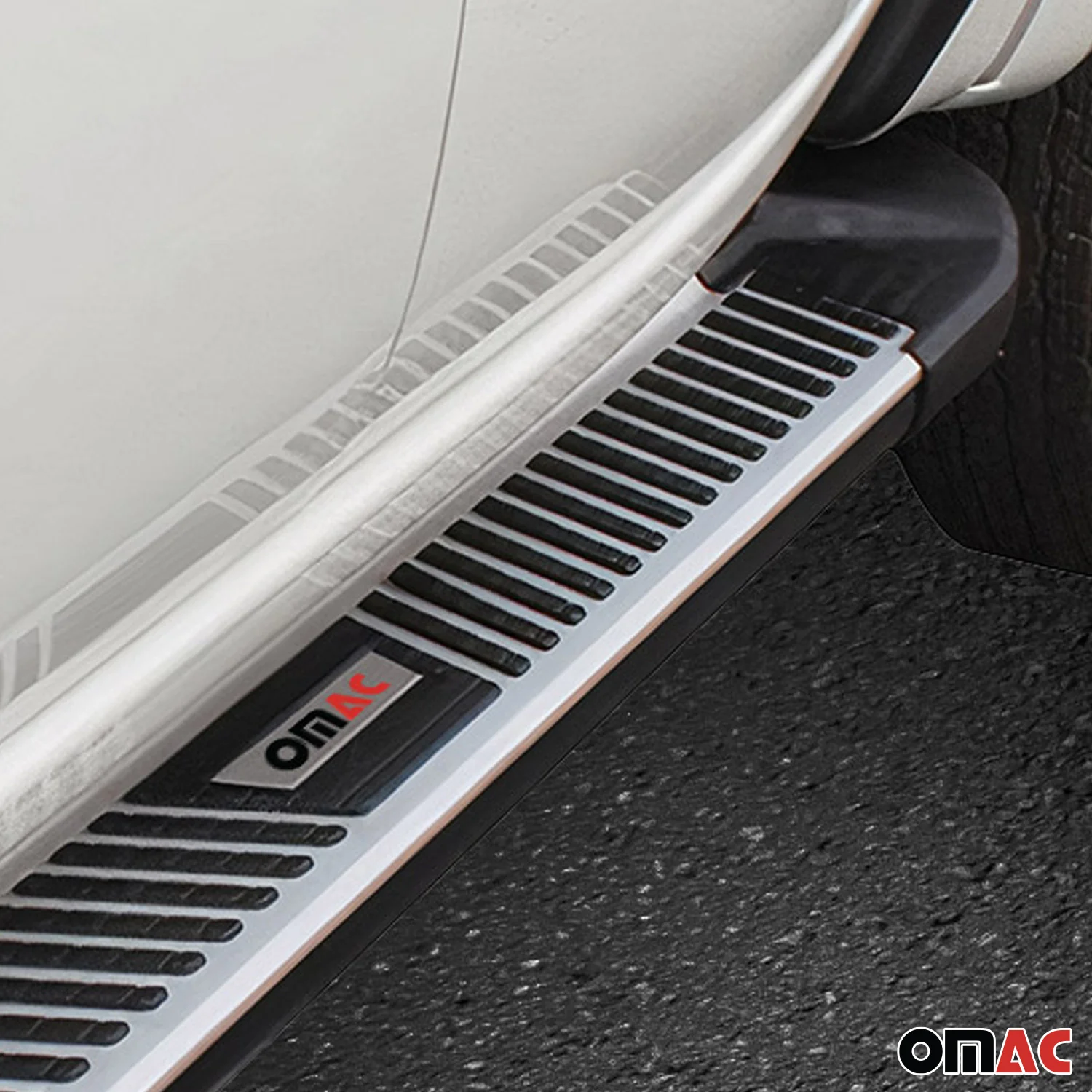 2005-2021 Nissan Frontier Crew Cab Running Boards Side Steps Silver - Image 5