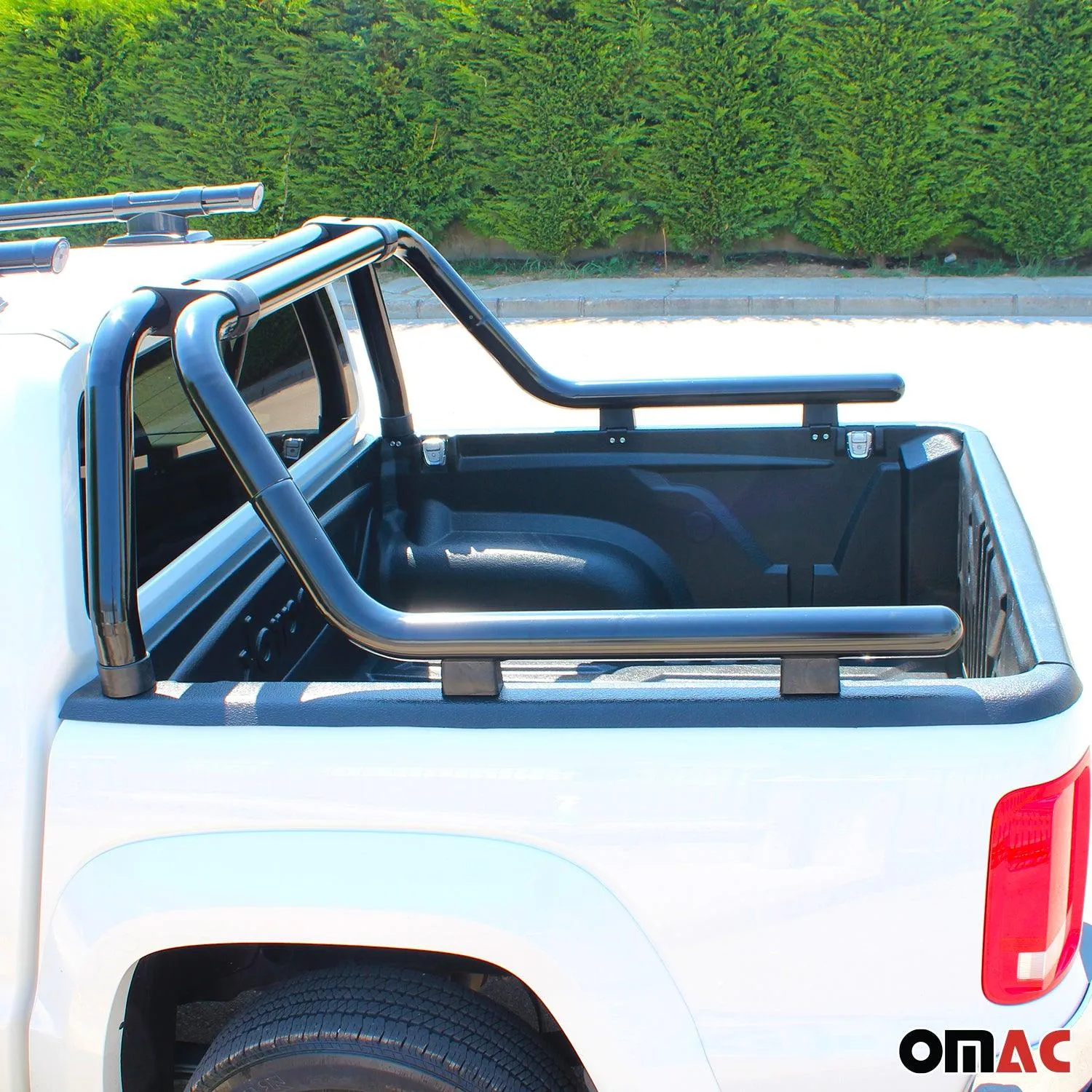 2010-2020 VW Amarok Sport Bar Truck Bed Chase Roll Bar Black 1Pc - Image 2