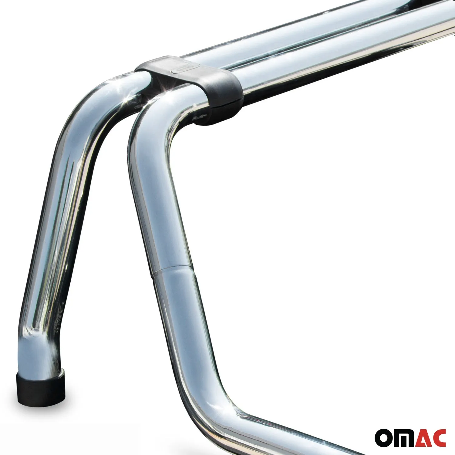 2005-2021 Nissan Frontier Sport Bar Truck Bed Chase Roll Bar Stainless Steel Silver - Image 5