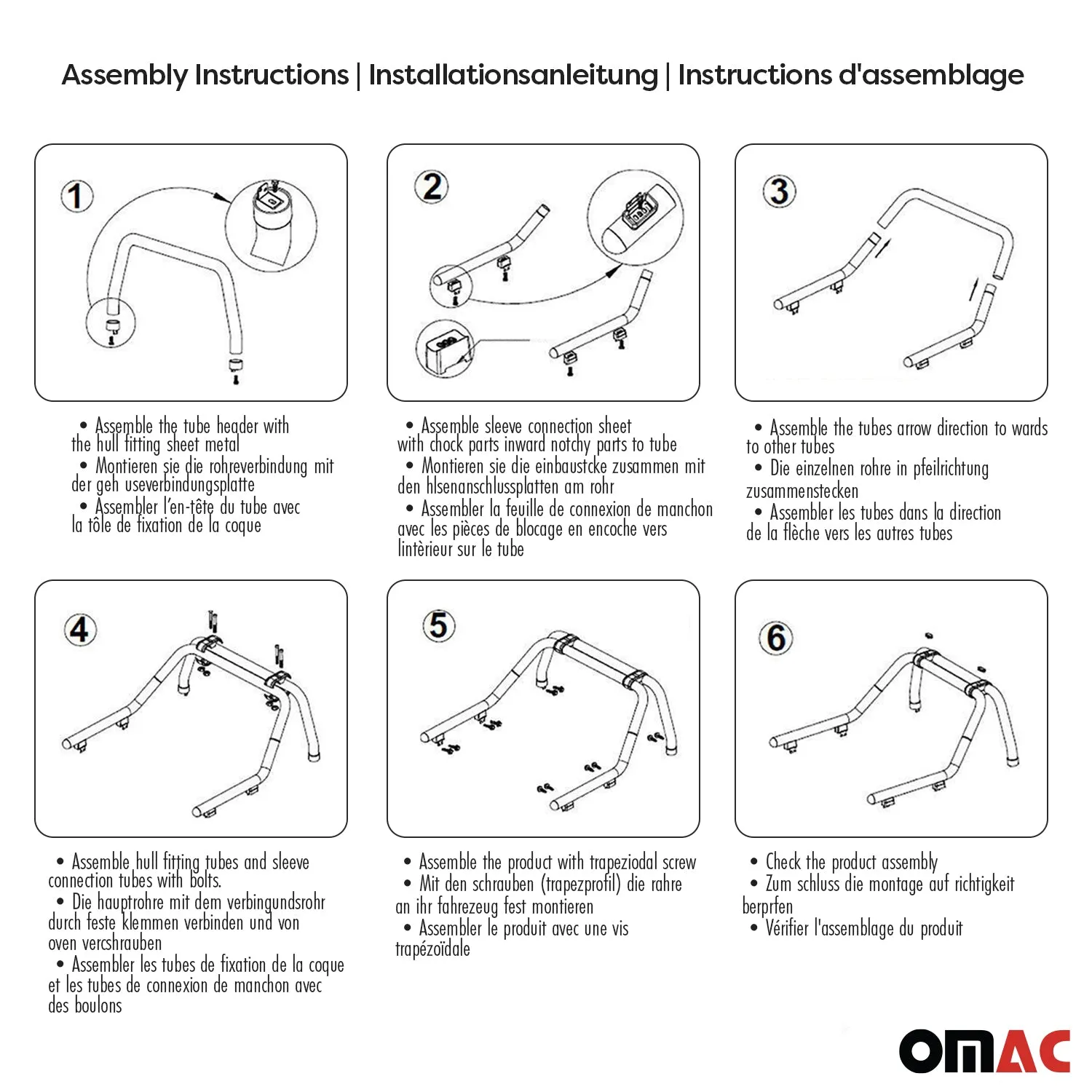 2005-2021 Nissan Frontier Local Pickup Truck Bed Chase Roll Bar Silver - Image 4