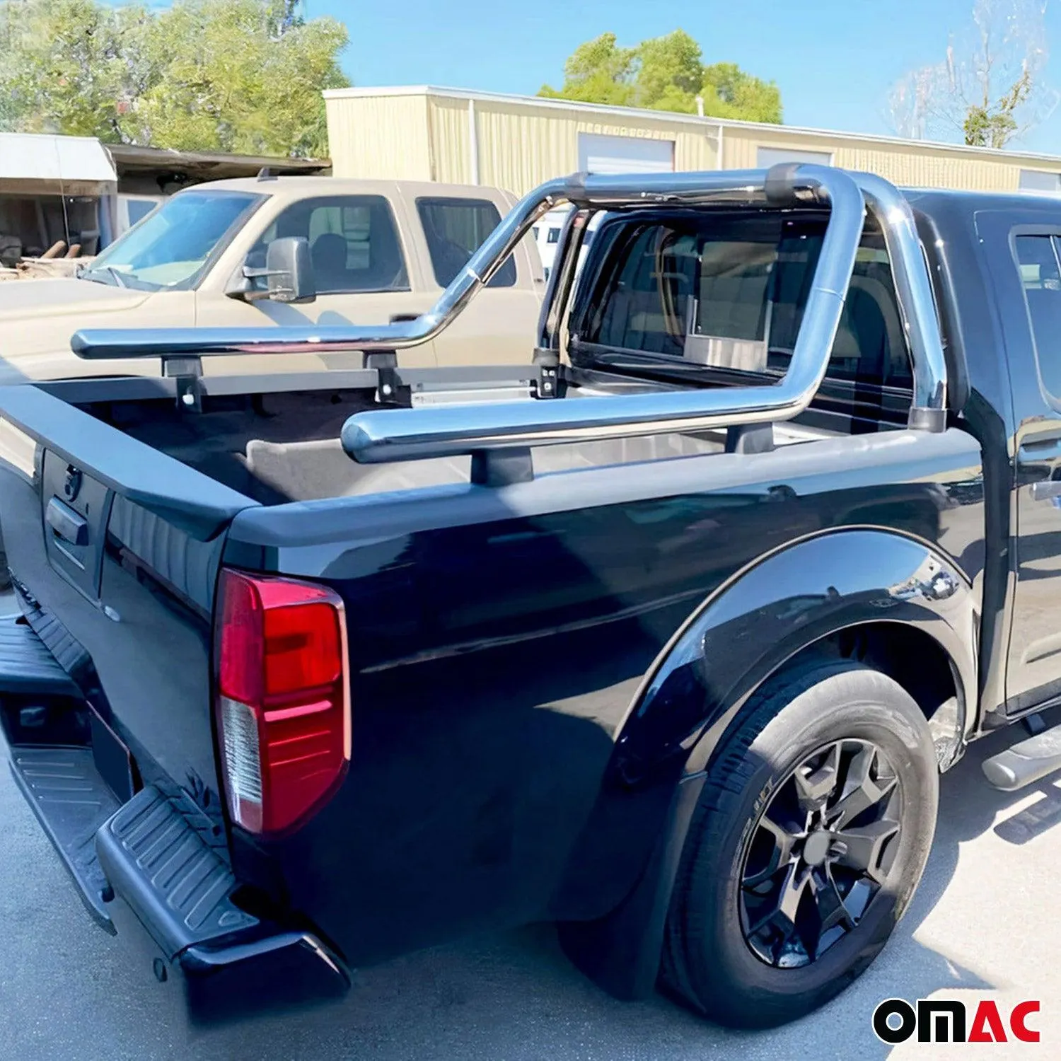 2005-2021 Nissan Frontier Crew Cab Sport Bar Truck Bed Chase Roll Bar Stainless Steel - Image 7