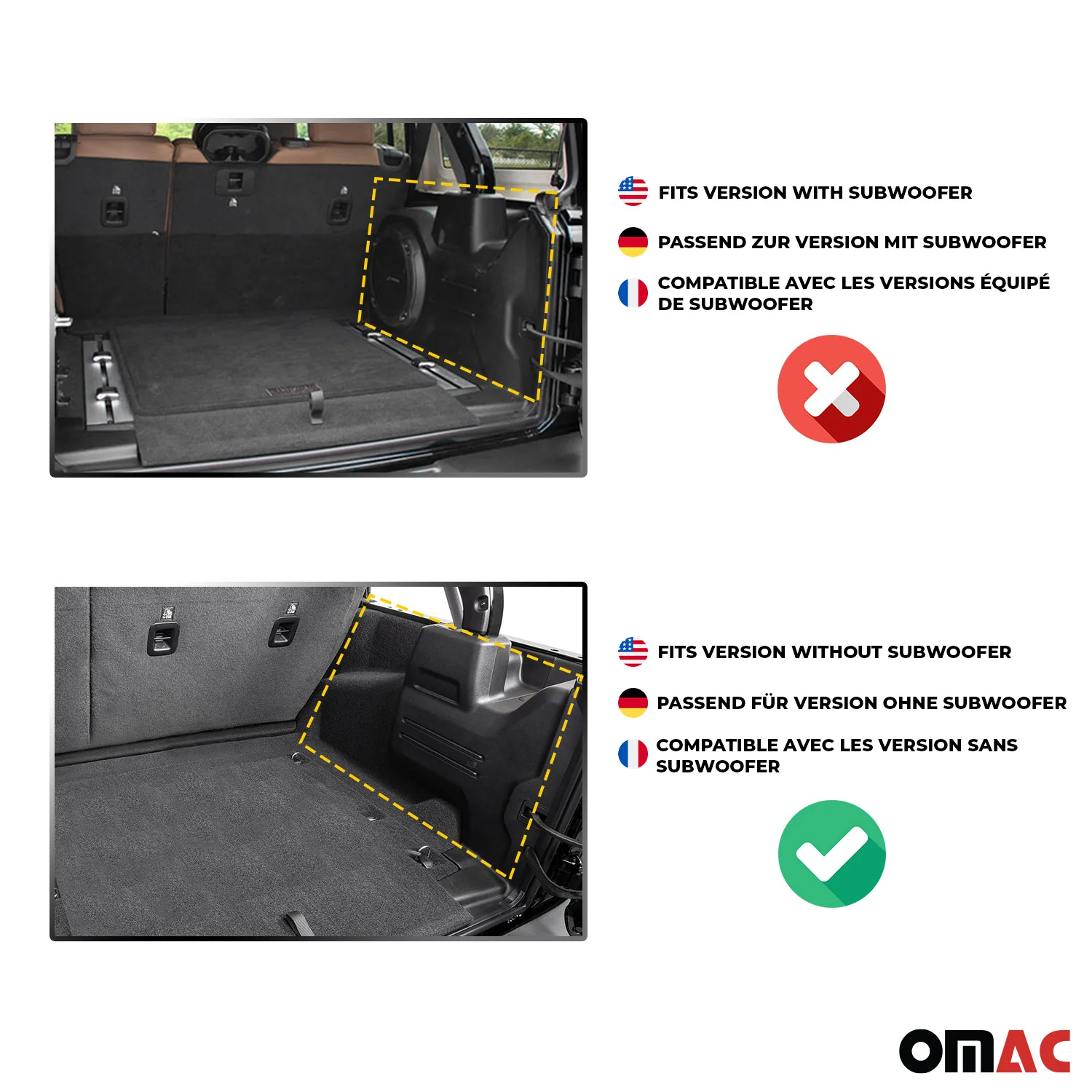 2017-2026 Alfa Romeo Stelvio Premium Cargo Liner Trunk Mat All Weather Heavy Duty - Image 3