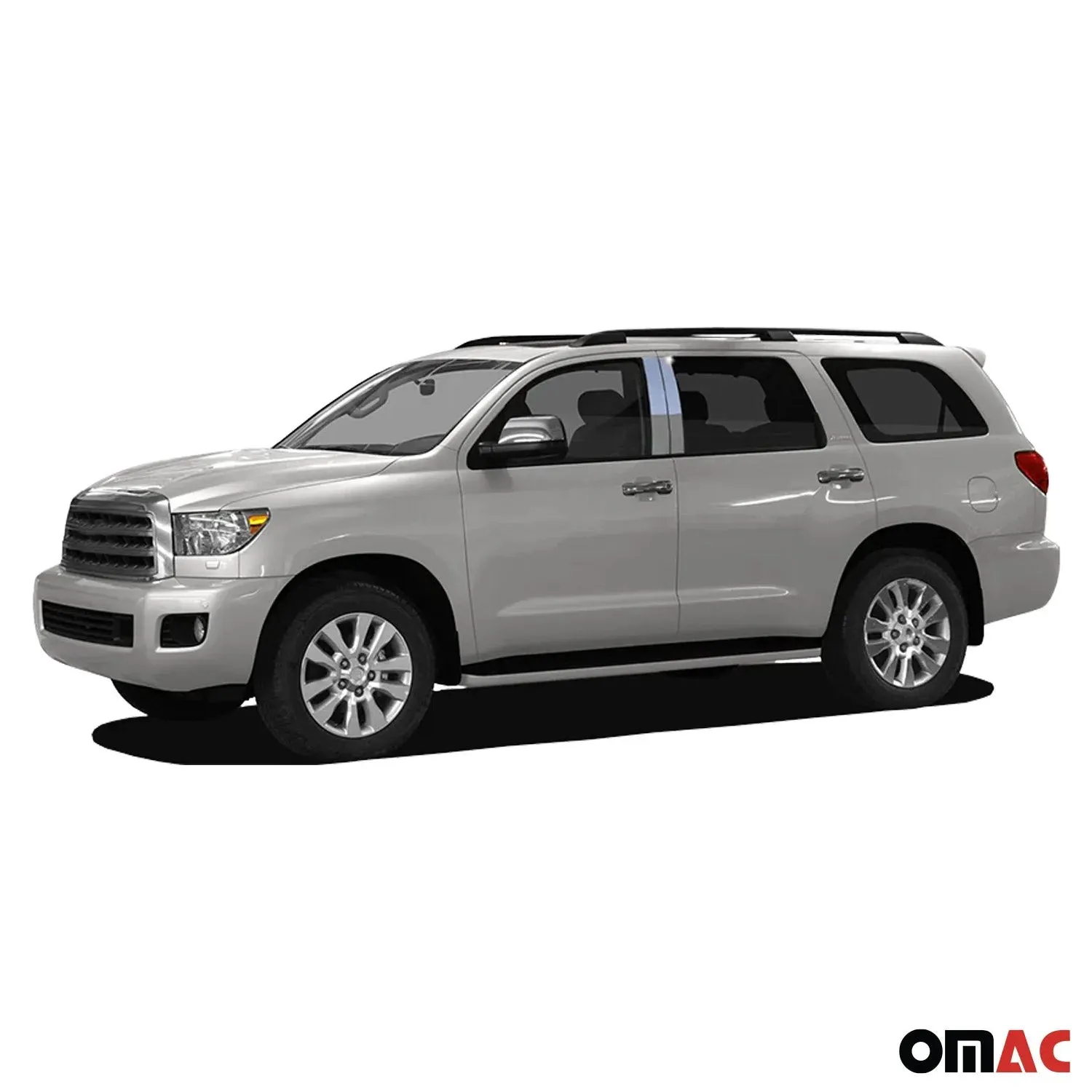 2007-2020 Toyota Tundra OMAC Stainless Steel Pillar Trim 4 Pcs - Image 2