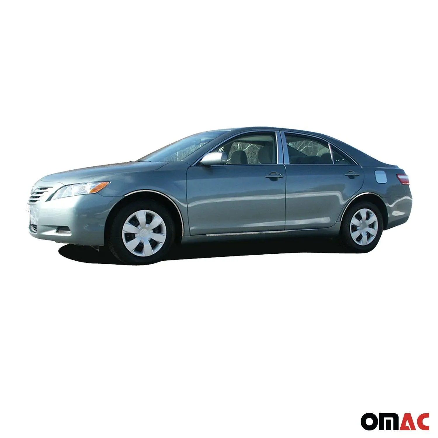 2007-2011 Toyota Camry Rear Bumper Accent 1Pc Stainless Steel Silver - Image 2