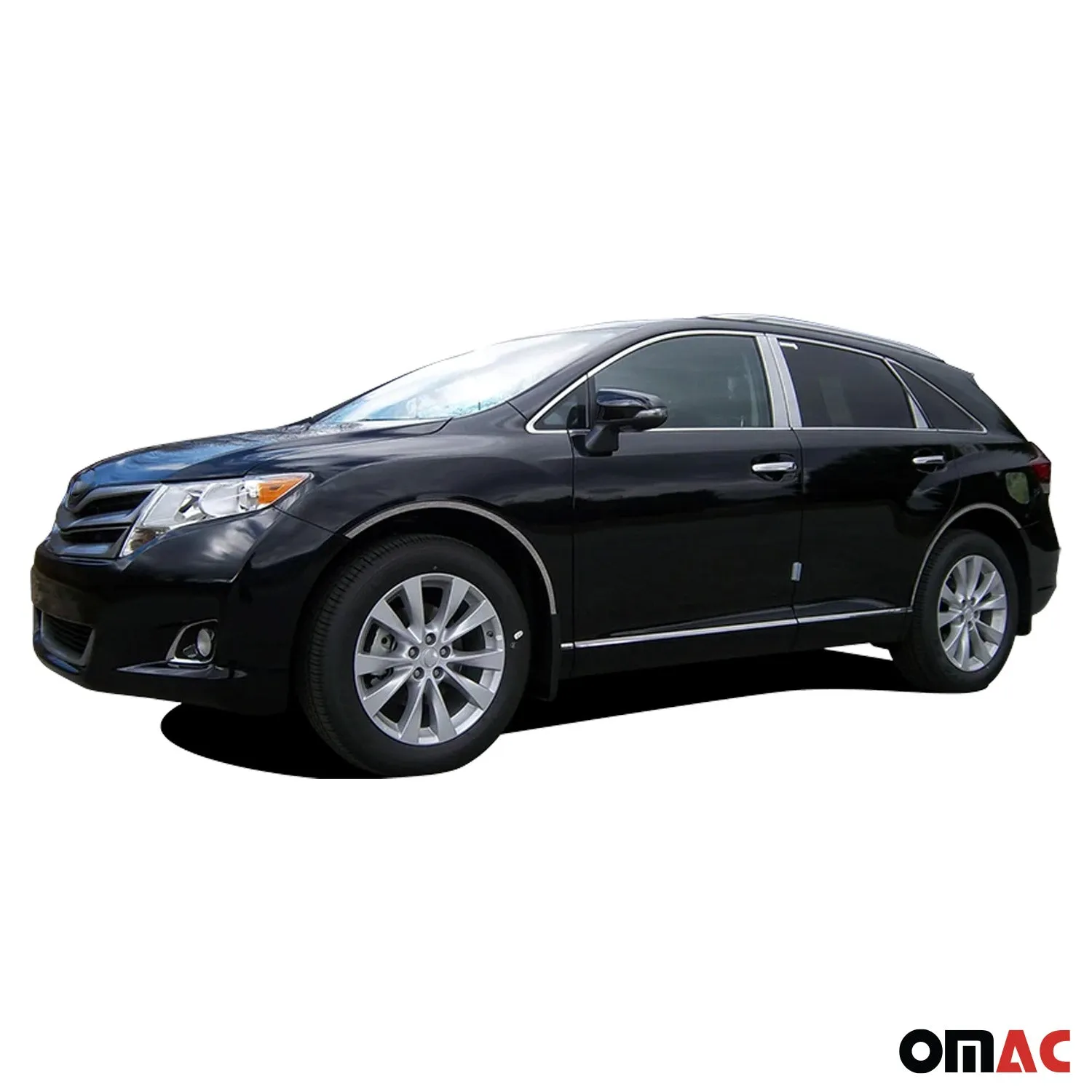 2009-2015 Toyota Venza Rear Bumper Accent 1Pc Stainless Steel Silver - Image 2