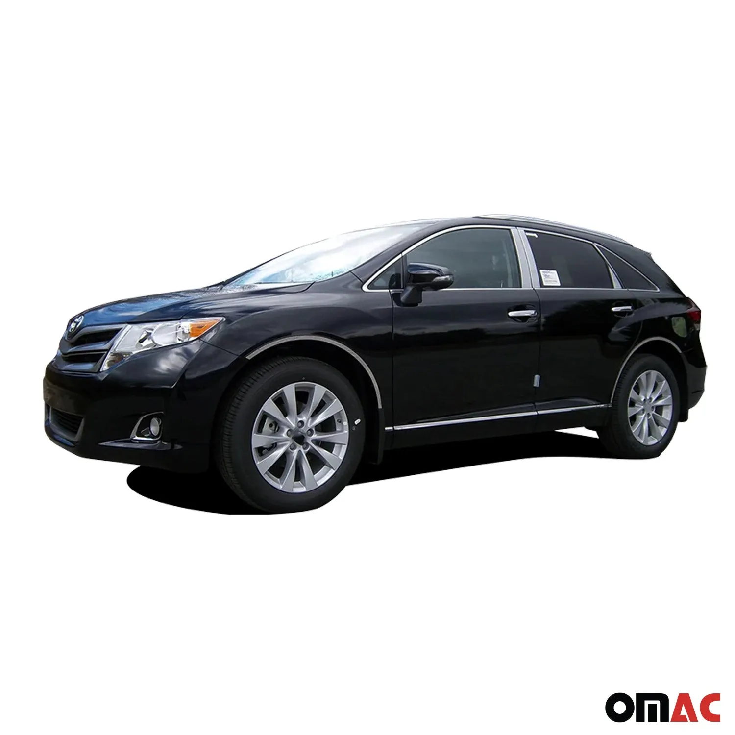 2009-2015 Toyota Venza OMAC Stainless Steel Rear Bumper Accent 1Pc - Image 2
