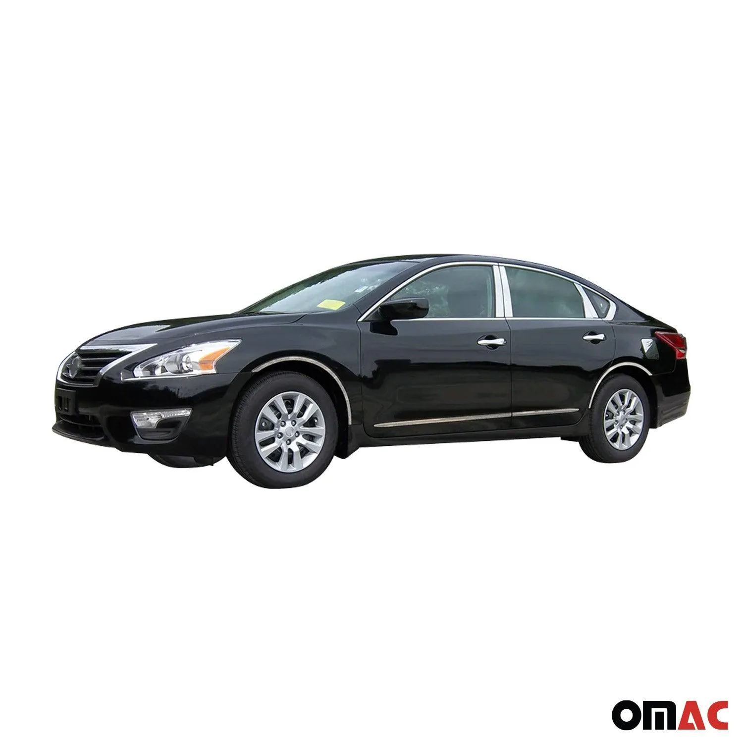 2013-2015 Nissan Altima Rear Bumper Accent 1Pc Stainless Steel Silver - Image 2