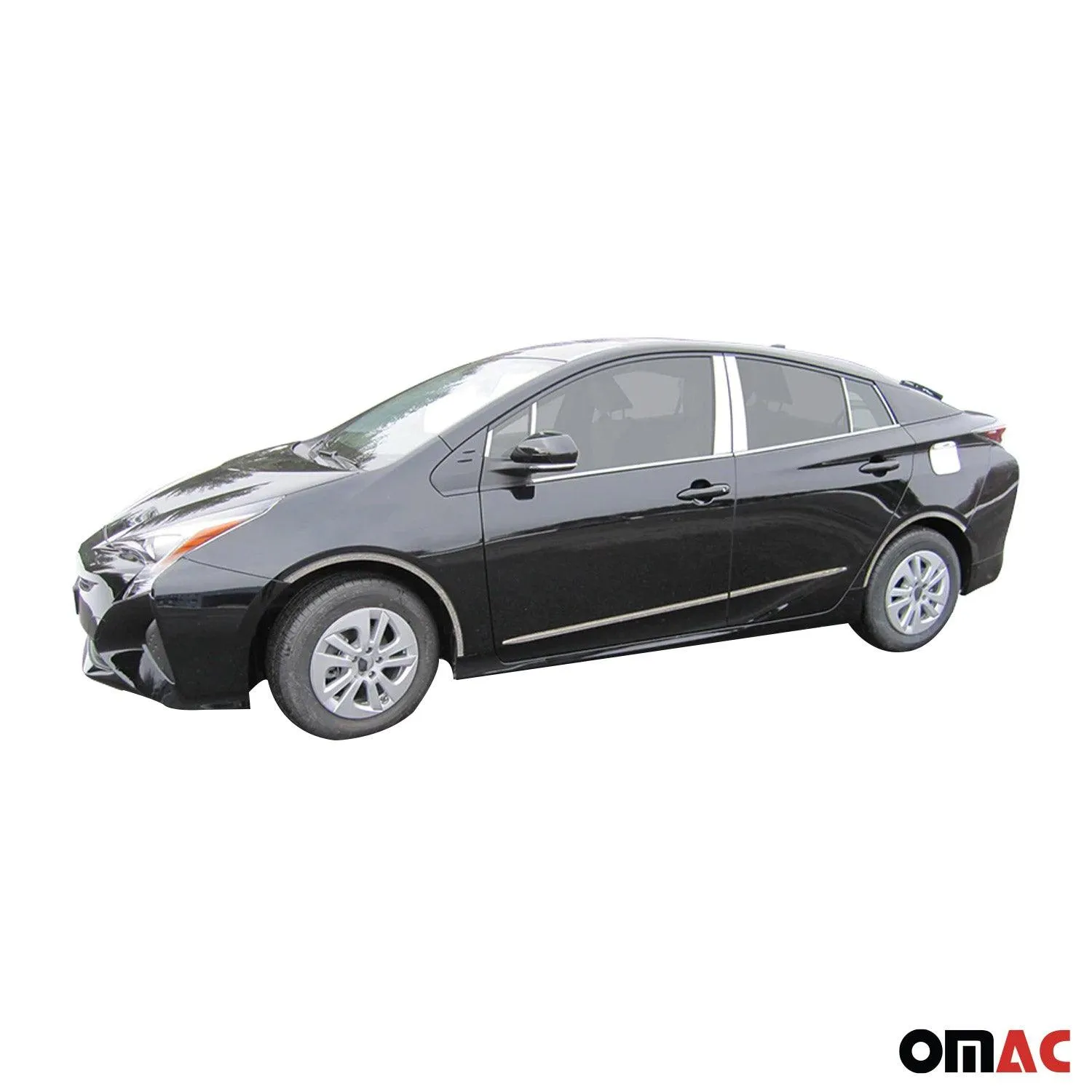 2016-2022 Toyota Prius Rear Bumper Accent 1Pc Stainless Steel Silver - Image 2