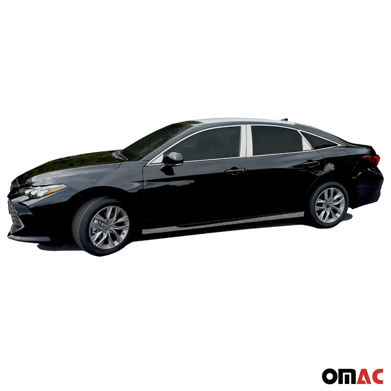 2019-2022 Toyota Avalon Rear Bumper Accent 1Pc Stainless Steel Silver - Image 2