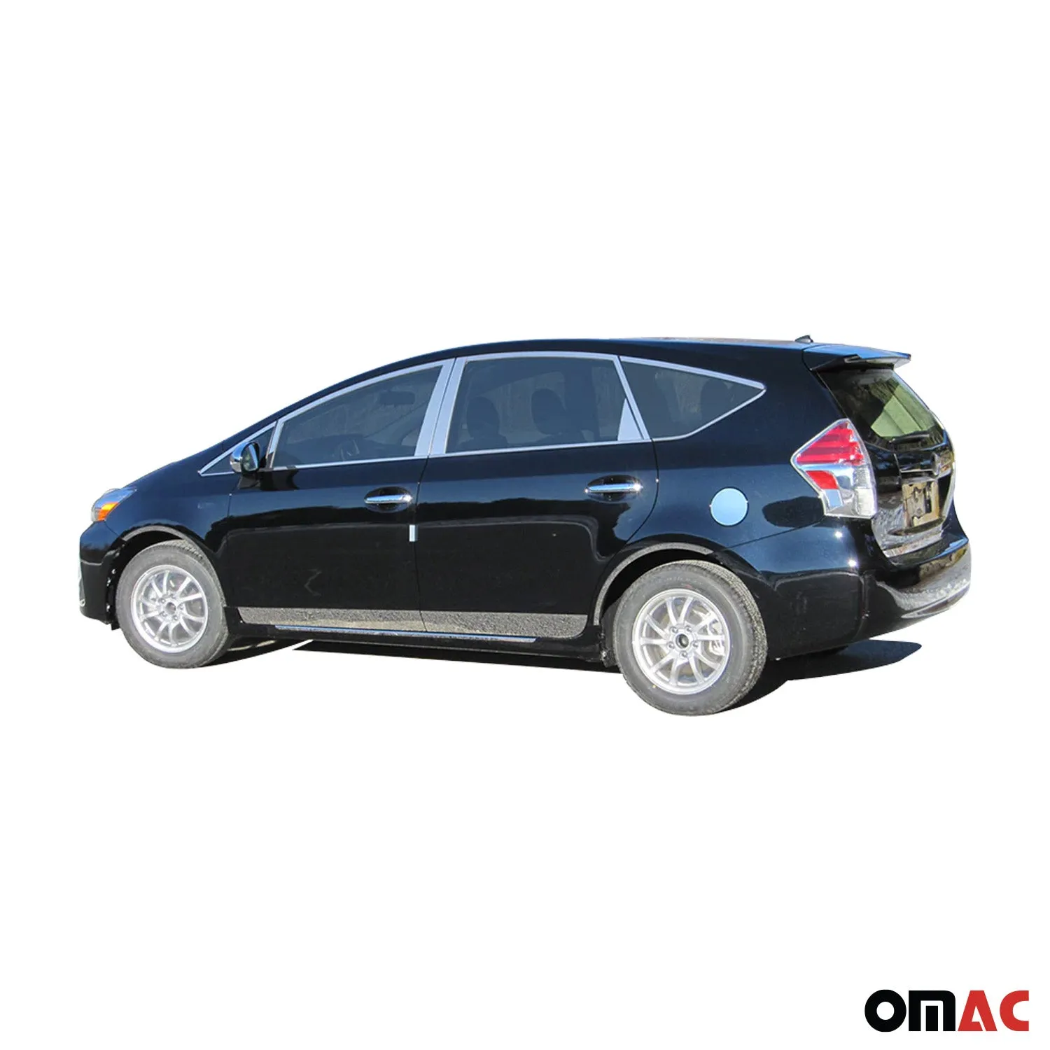 2012-2017 Toyota Prius Rear Bumper Accent 1Pc Stainless Steel Silver - Image 3