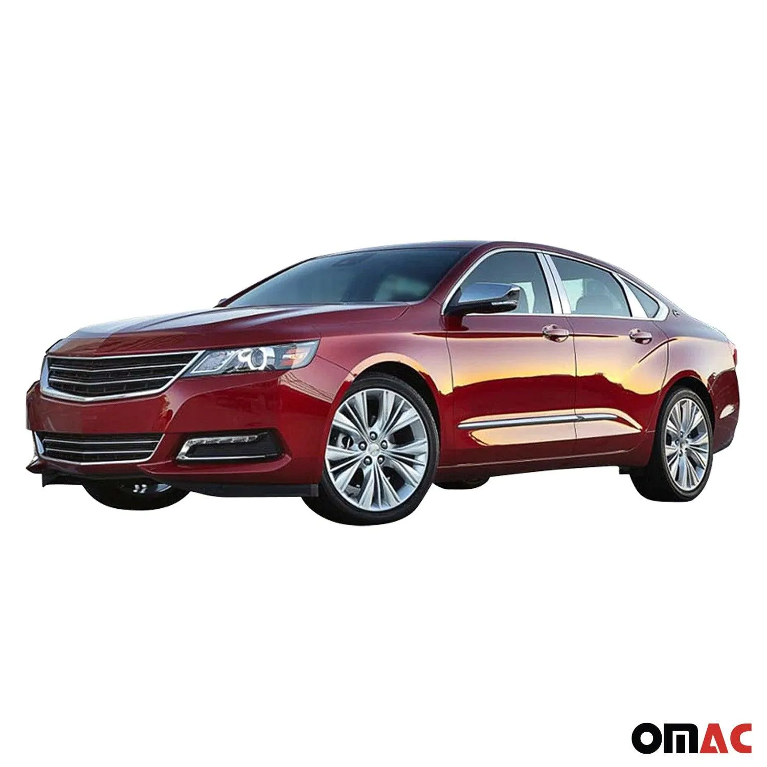 2014-2020 Chevrolet Impala Rear Bumper Accent 1Pc Stainless Steel Silver - Image 4