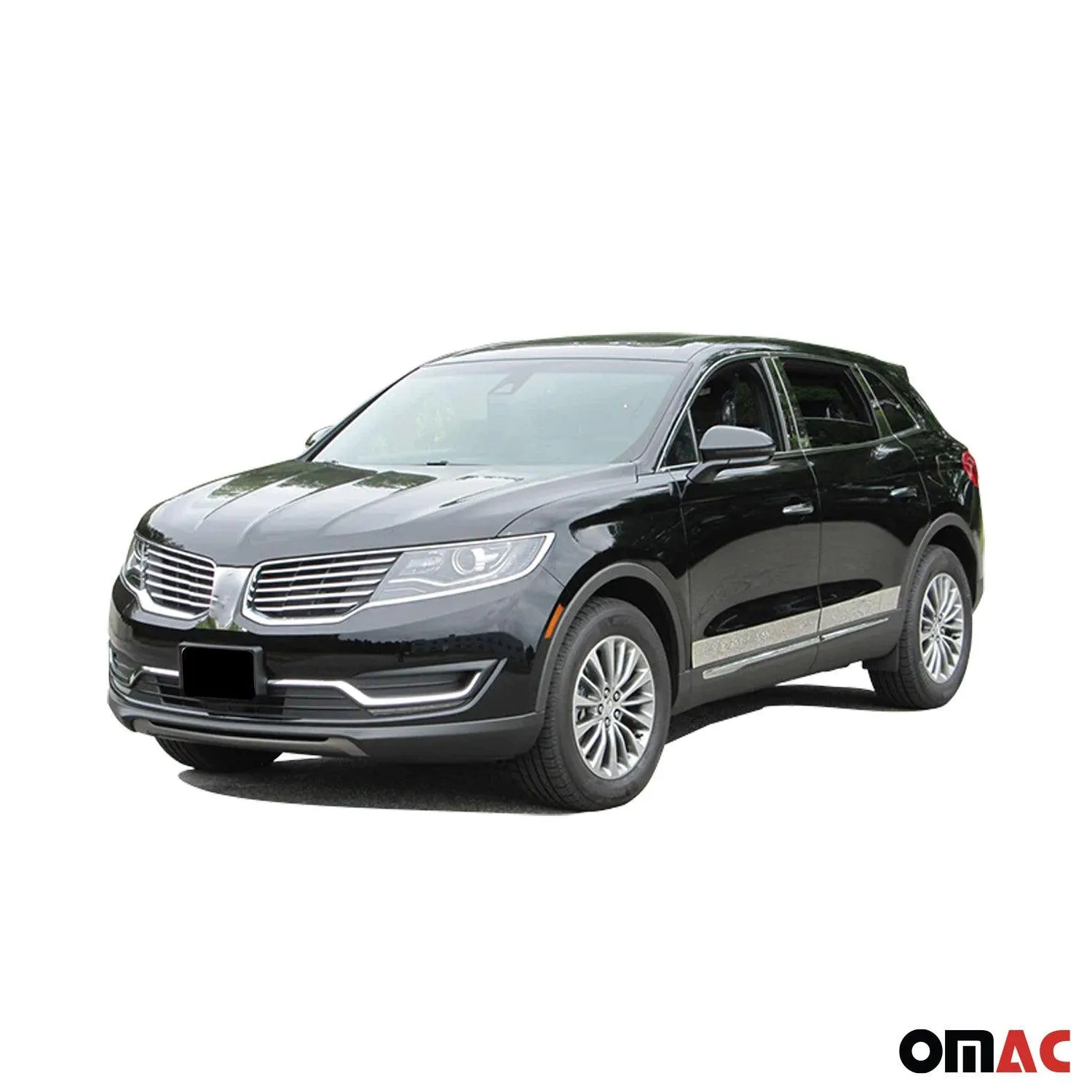2016-2018 Lincoln MKX Rear Bumper Accent 1Pc Stainless Steel Silver - Image 3