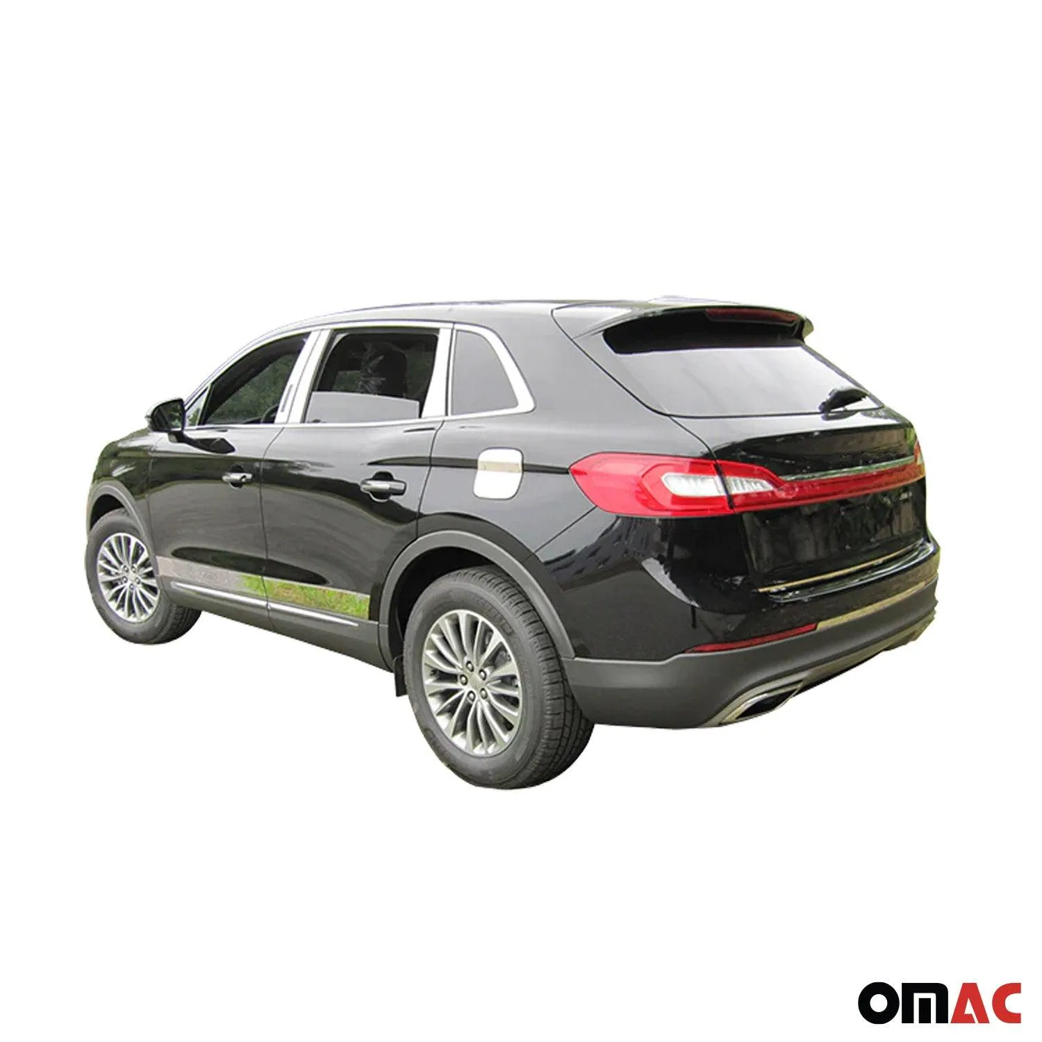 2016-2018 Lincoln MKX Rear Bumper Accent 1Pc Stainless Steel Silver - Image 4