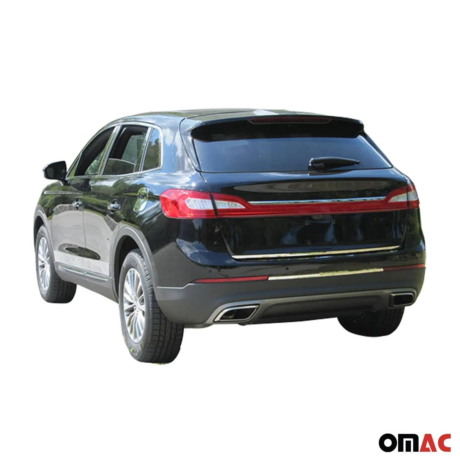 2016-2018 Lincoln MKX Rear Bumper Accent 1Pc Stainless Steel Silver - Image 5