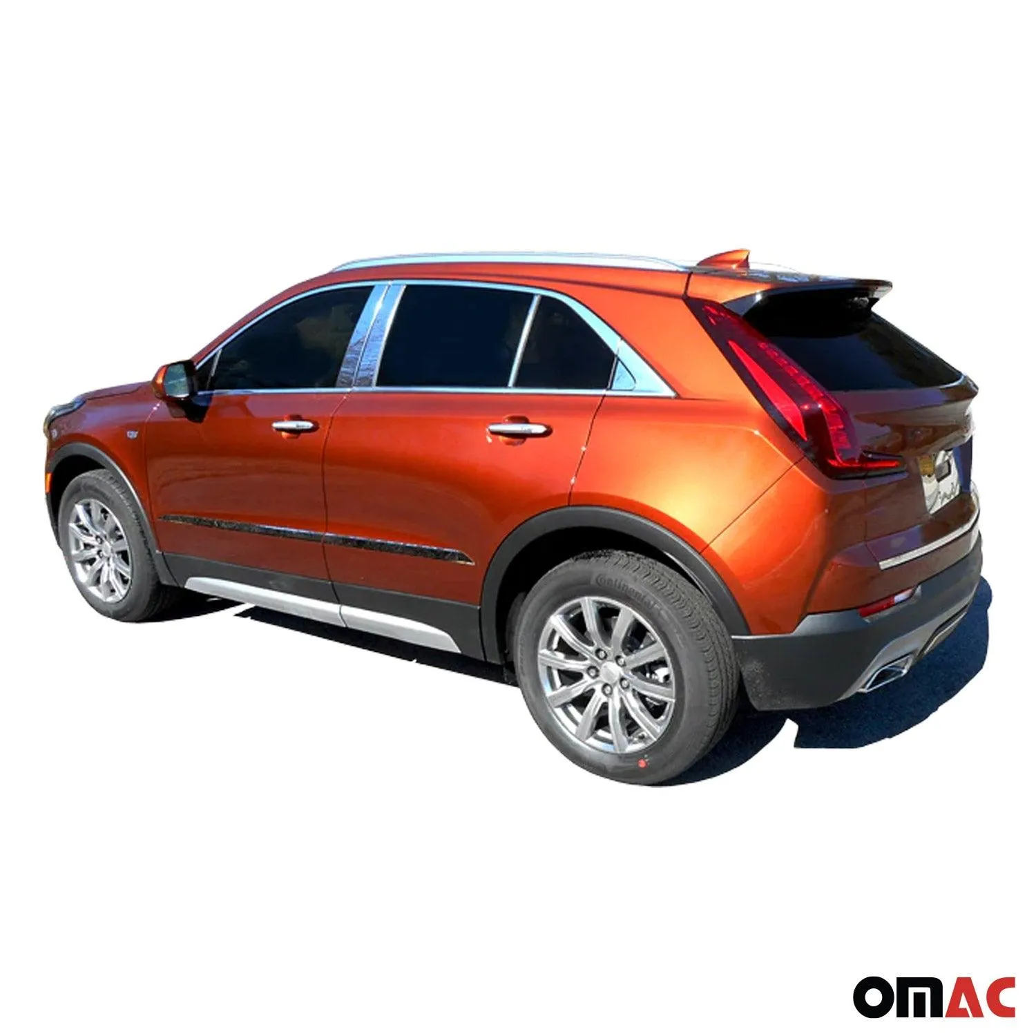 2019-2025 Cadillac XT4 OMAC Stainless Steel Rear Bumper Trim 1Pc - Image 3