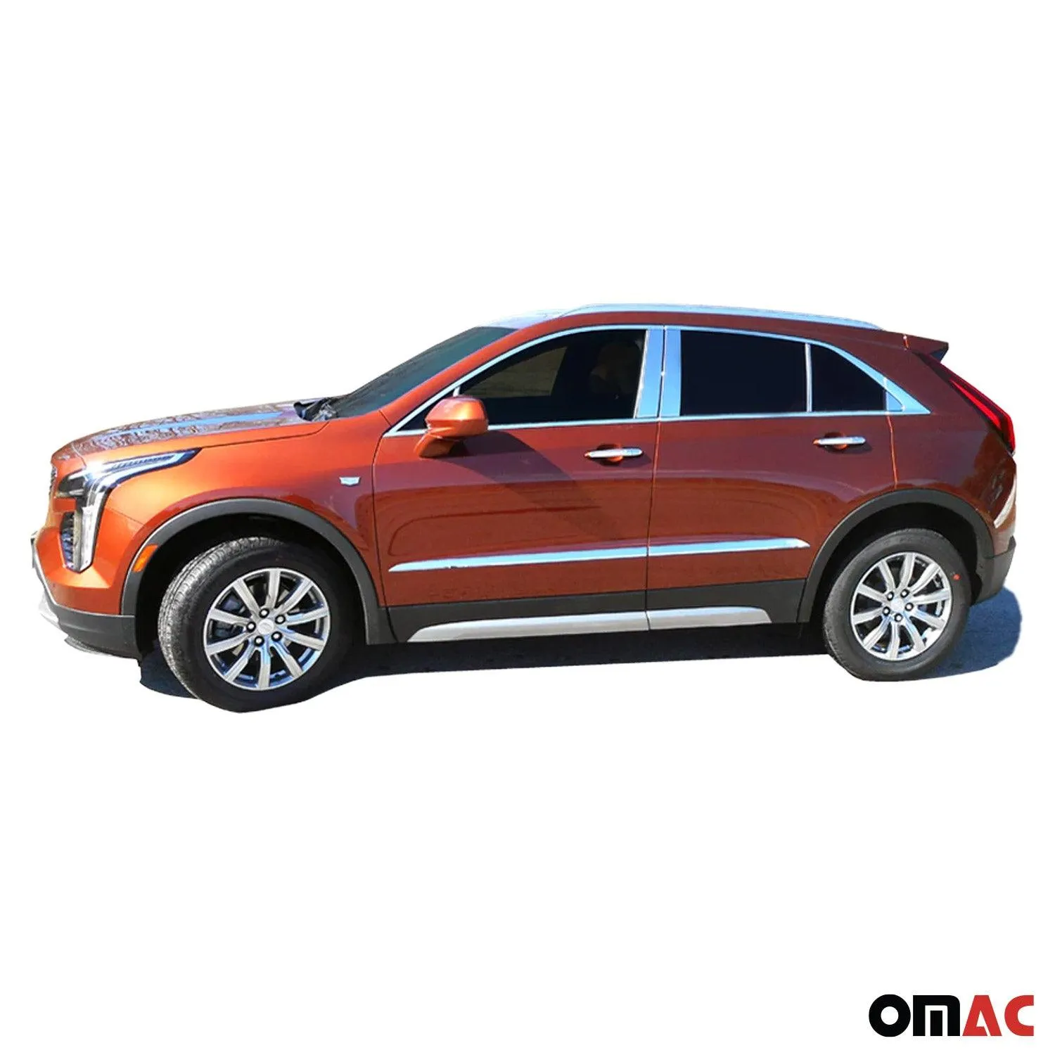 2019-2025 Cadillac XT4 OMAC Stainless Steel Rear Bumper Trim 1Pc - Image 4