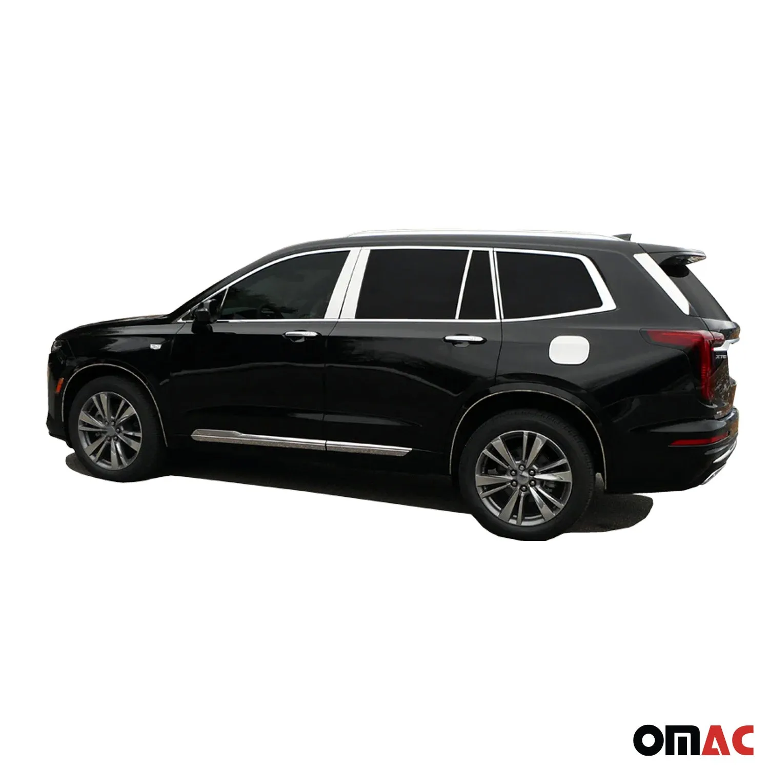 2020-2025 Cadillac XT6 Rear Bumper Accent 1Pc Stainless Steel Silver - Image 3