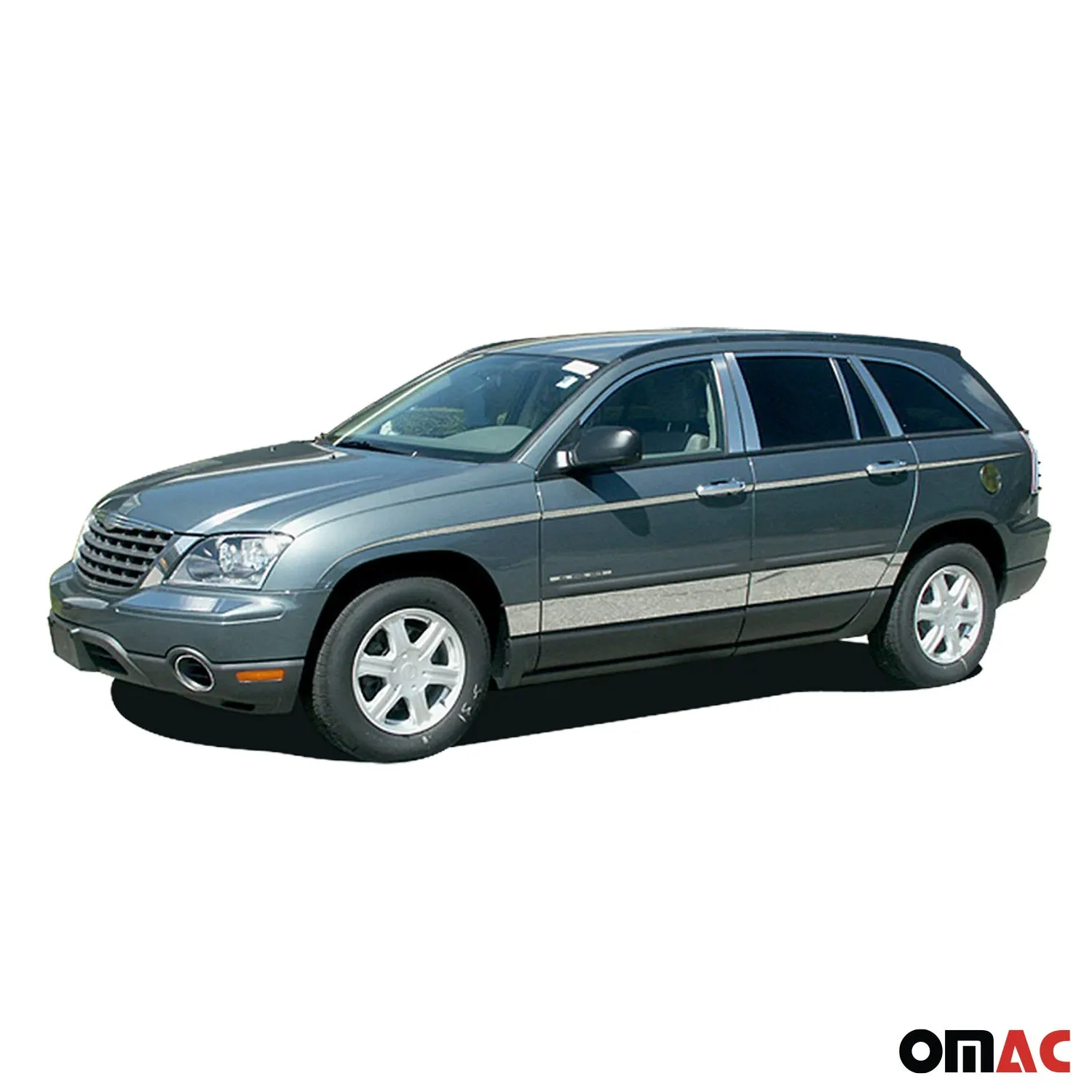 2017-2025 Chrysler Pacifica OMAC Stainless Steel Rear Deck Trim 1Pc - Image 2