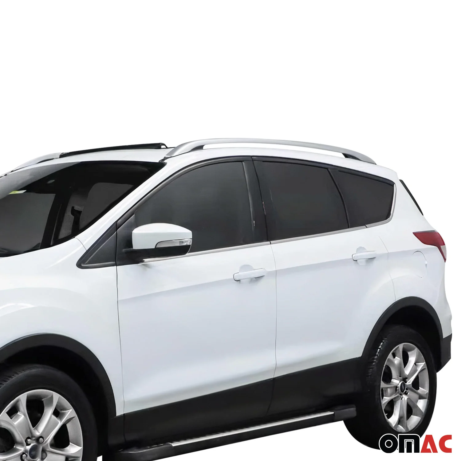 2013-2019 Ford Escape Roof Rack Rails Side Rails Silver - Image 2