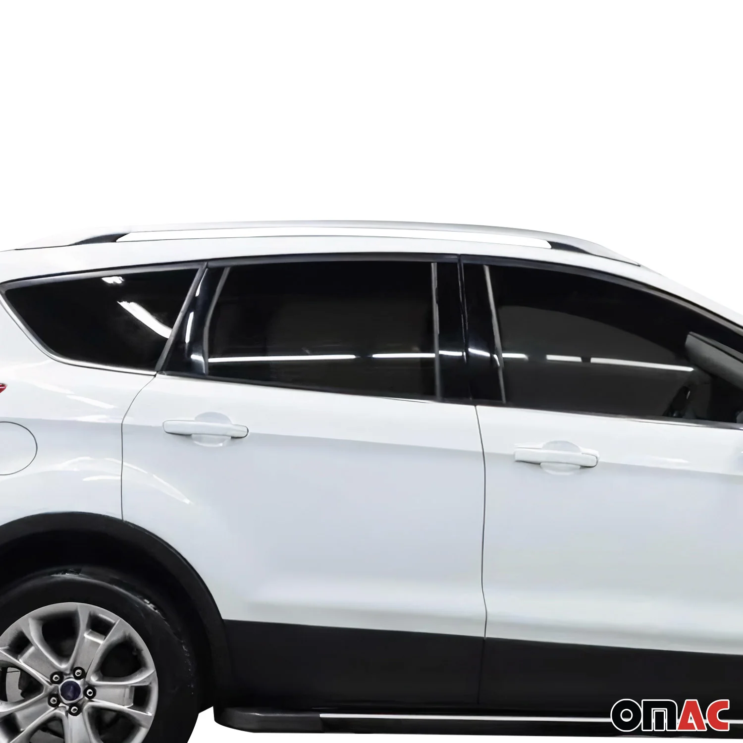 2013-2019 Ford Escape Roof Rack Rails Side Rails Silver - Image 3