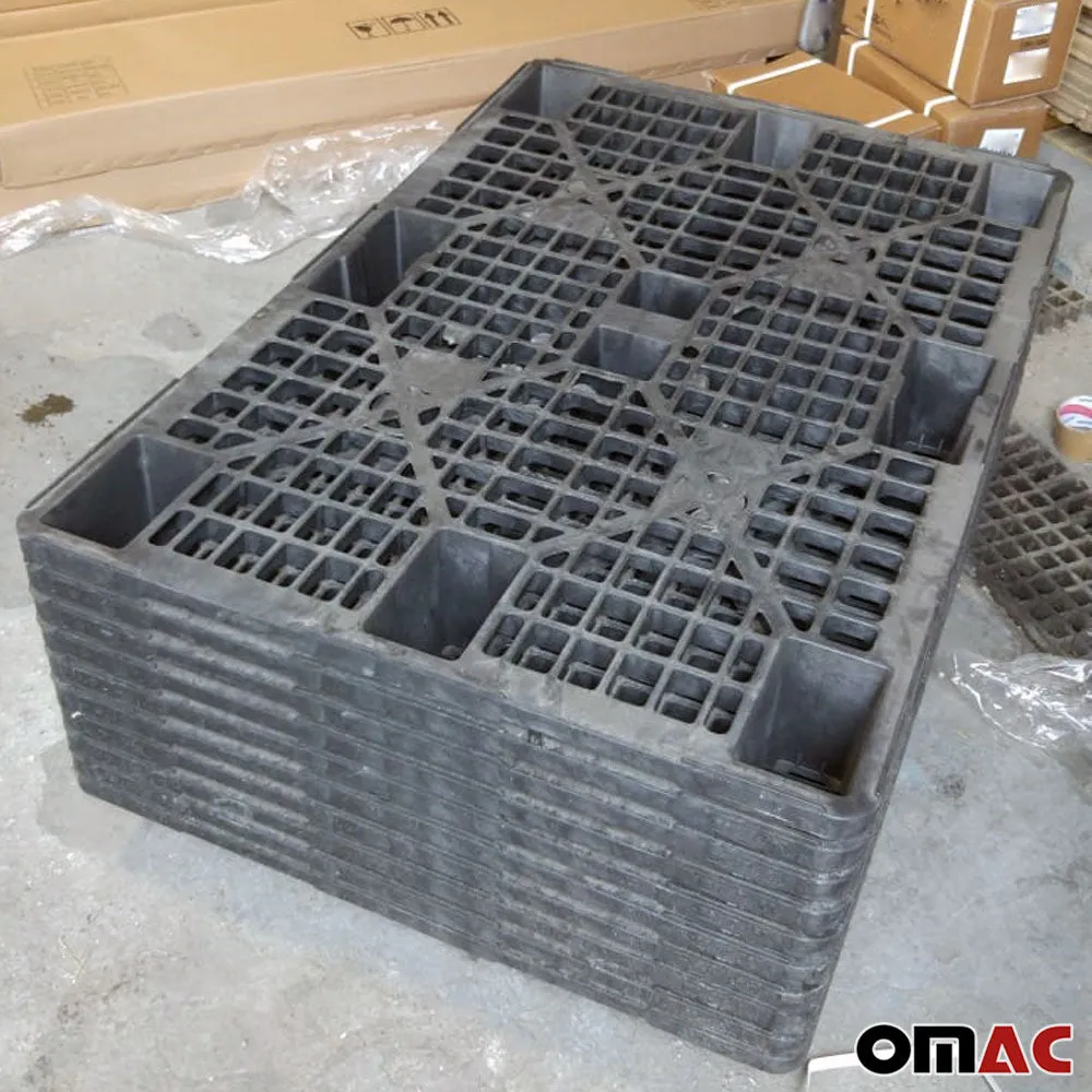 Plastic Shipping Pallets Stackable Nestable EURO 31" x 47" Package Quantity 10 - Image 2