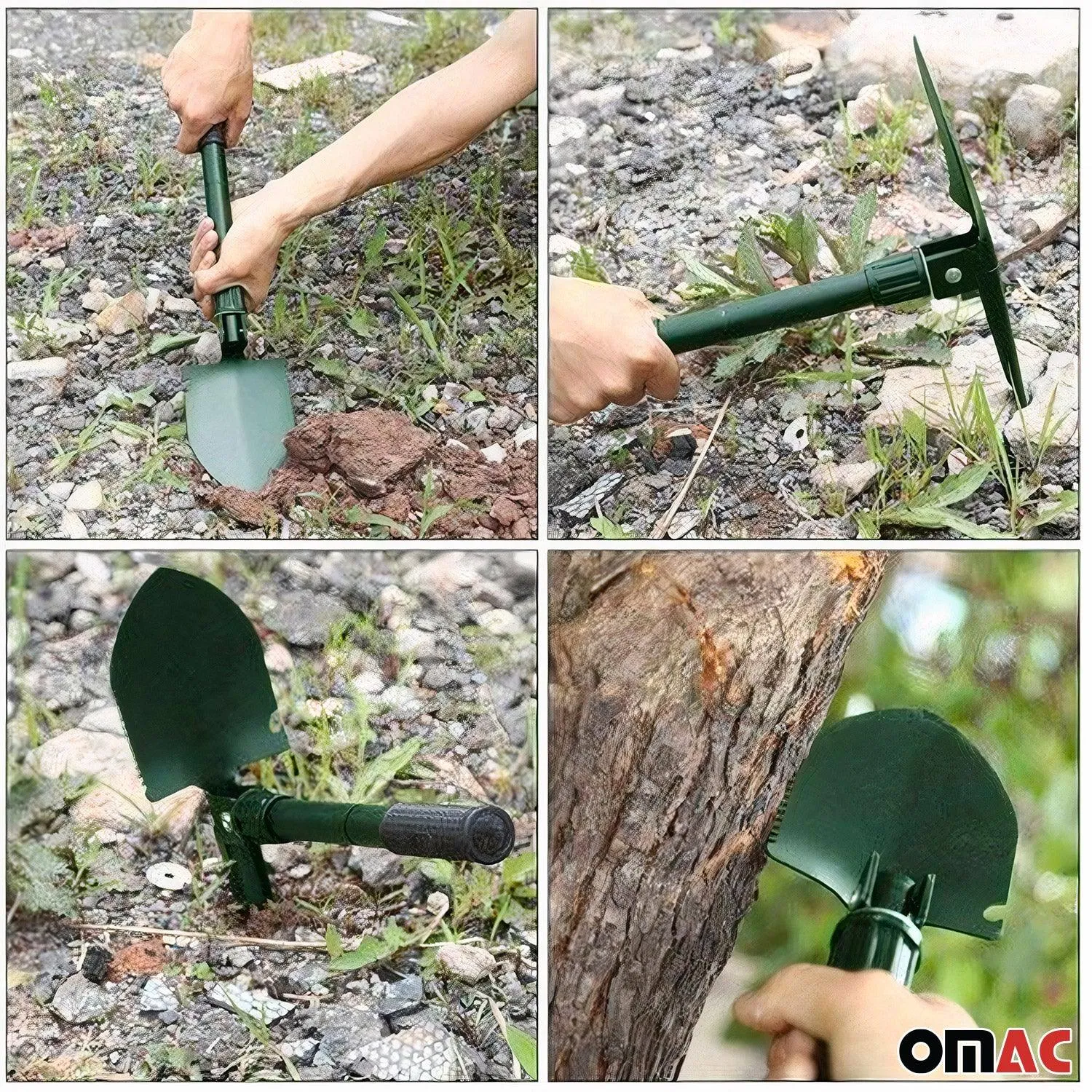 Multi-function Folding Shovel Survival Outdoor Camping Shovel Spade Garden - Image 3
