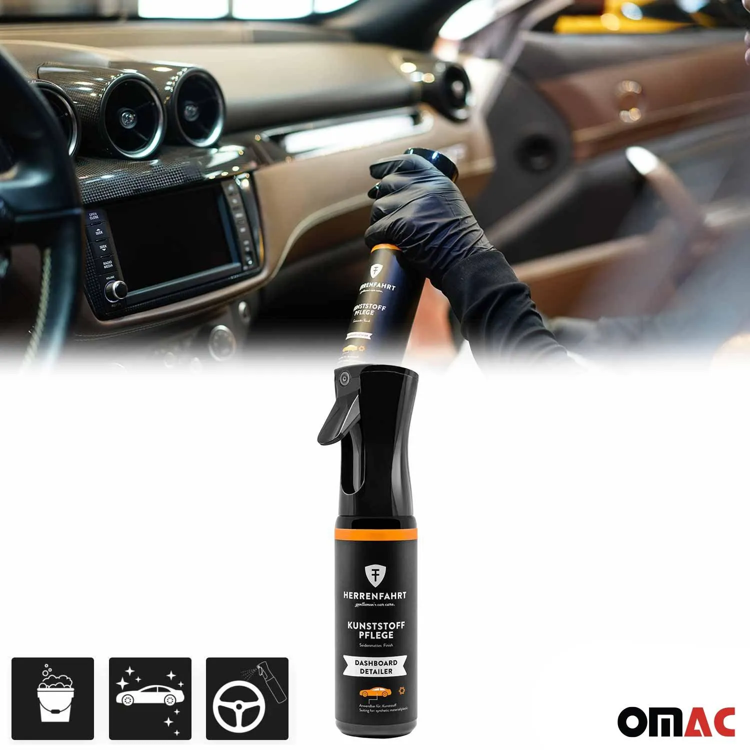 Premium Detail Dashboard Power Cleaner Purifying Deep Cleaning 10oz - Image 4