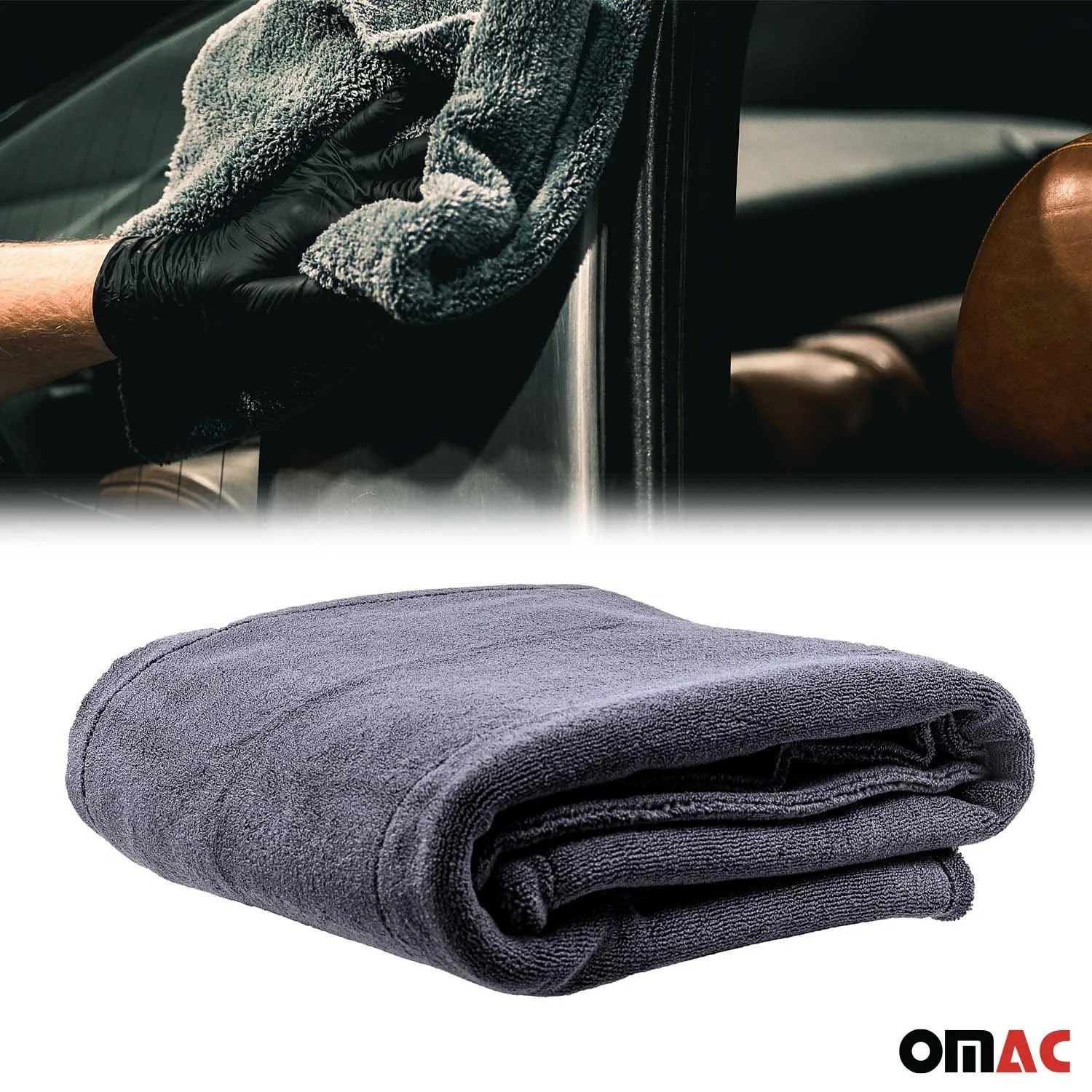 Premium Microfiber Plush Towel Cleaning No-Scratch Rag Car Polishing Detailing - Image 6