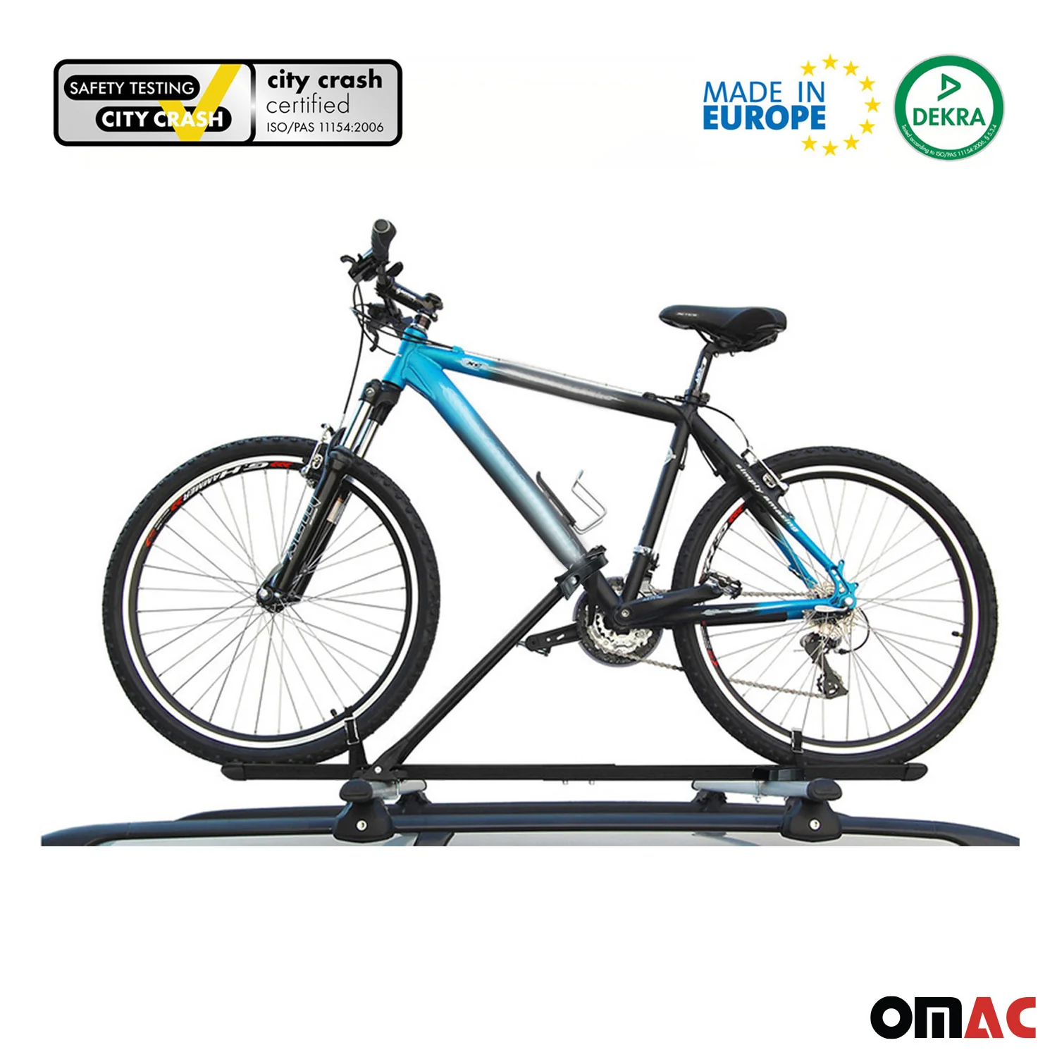 Pro Bike Carrier Roof Mount Black Alu Bicycle Rack Cycling Car Truck SUV - Image 2