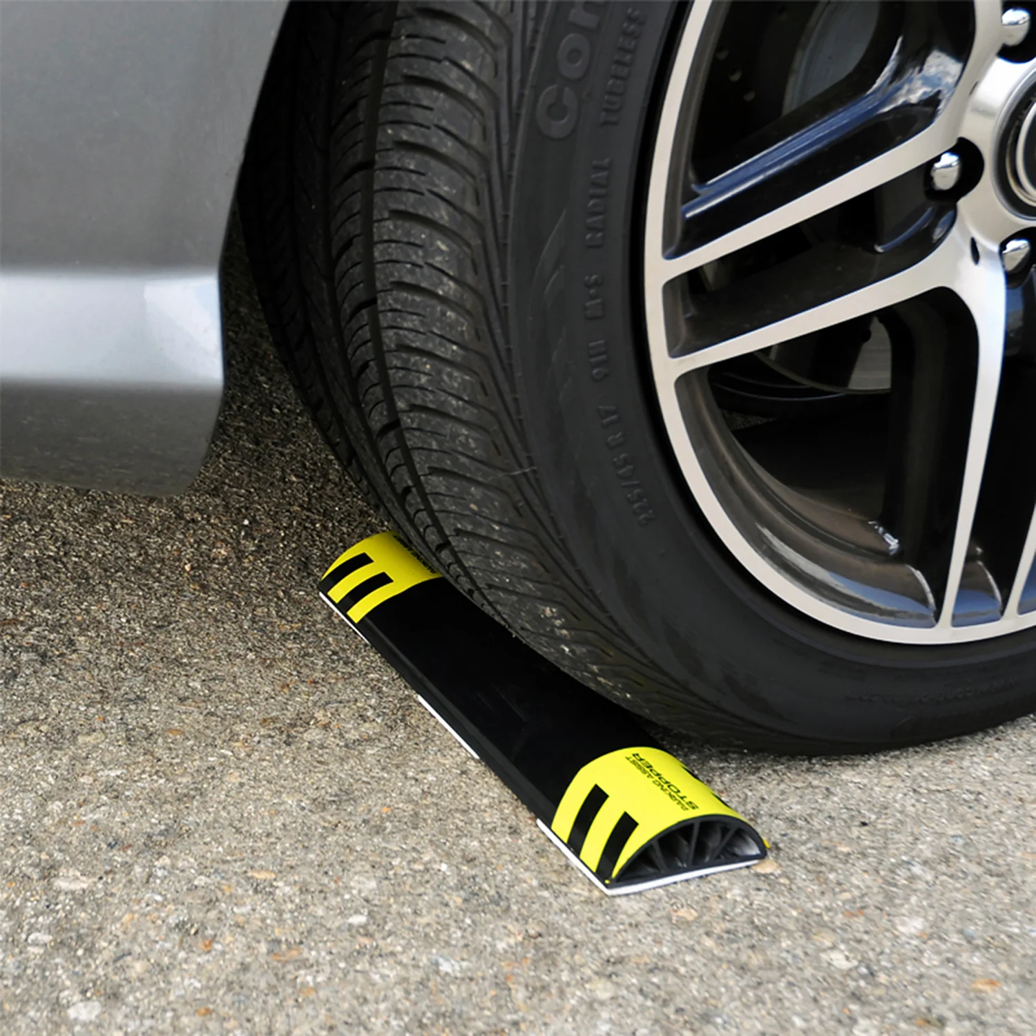 PVC Parking Assist Wheel Stopper Curb Parking Block Car RV Trailer 2 Pcs - Image 10