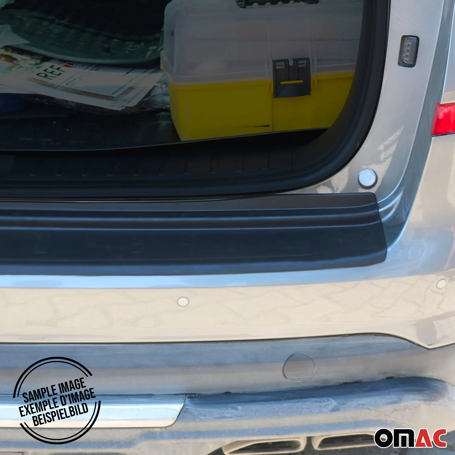 2019-2021 Hyundai Tucson Rear Bumper Guard Acrylic Black - Image 5