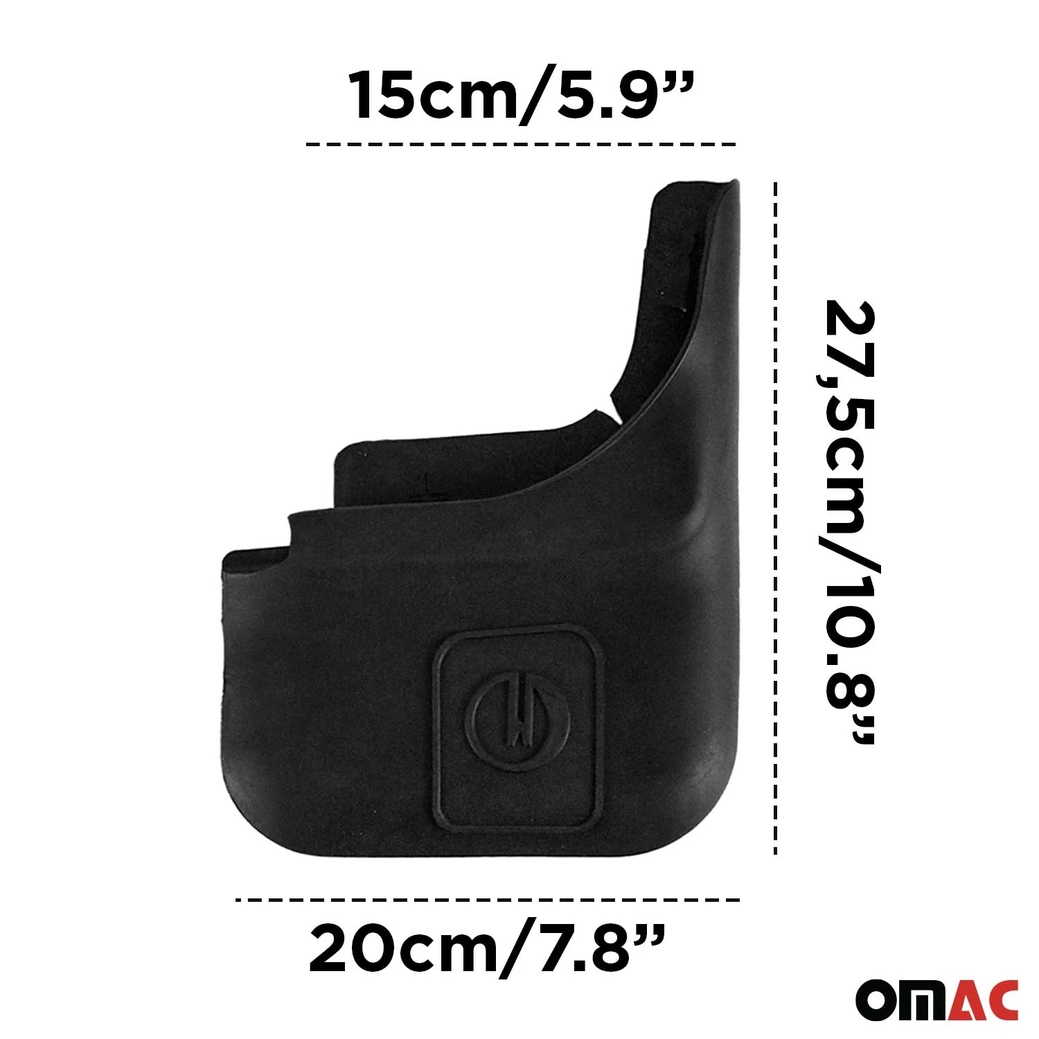 2023-2025 Dodge Hornet Mud Guards Splash Mud Flaps Black 2Pcs - Image 2