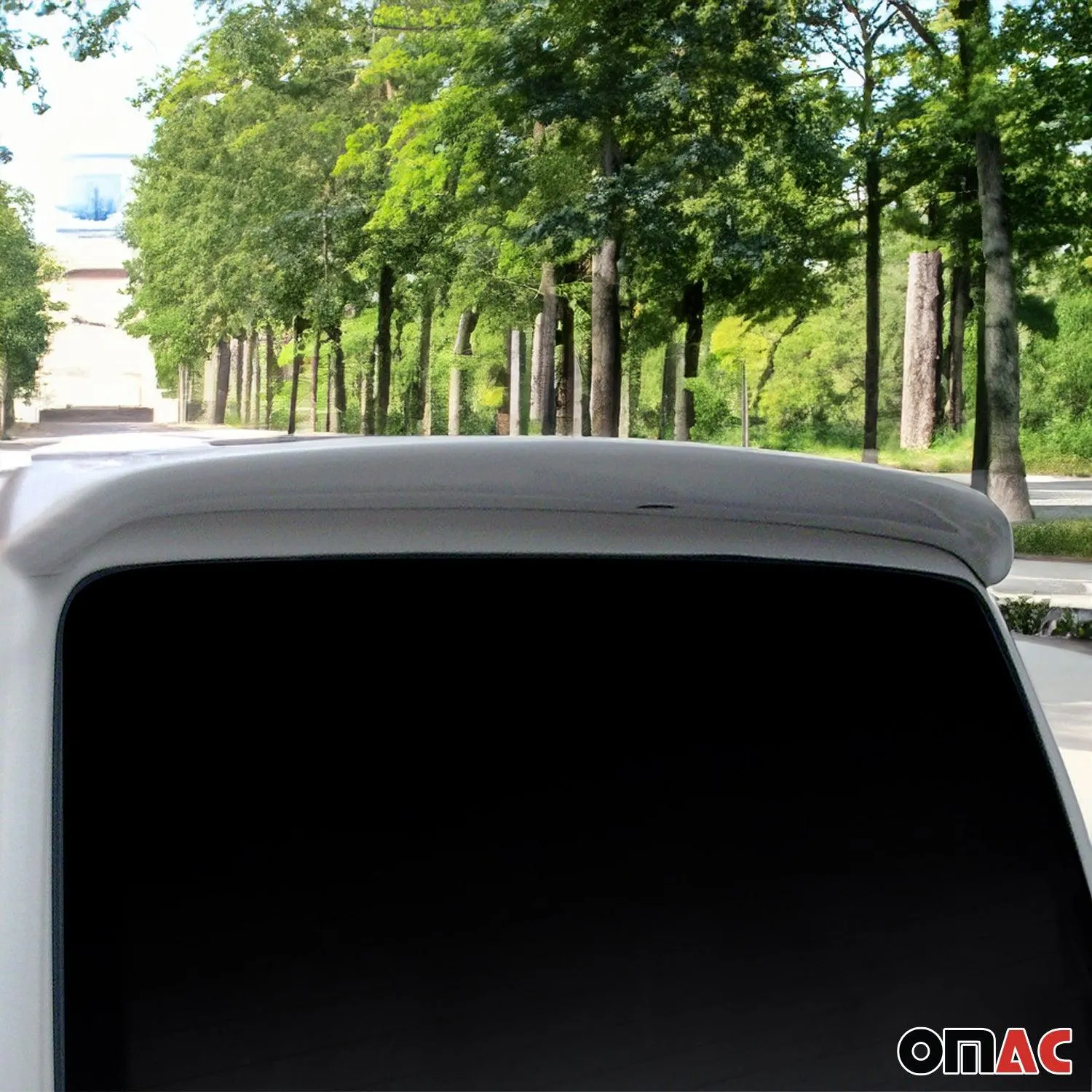 1993-2003 VW Eurovan Rear Trunk Spoiler Wing White 1Pc - Image 2