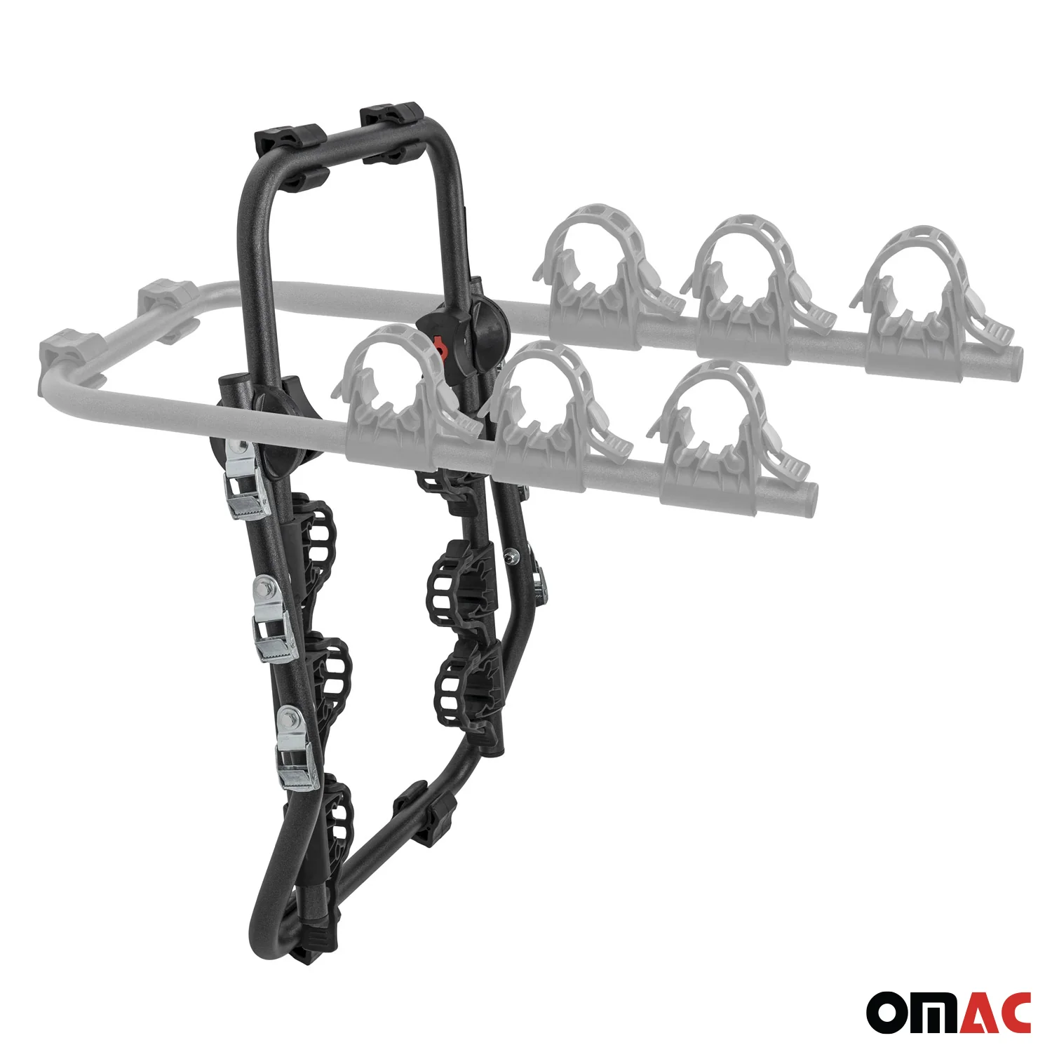 2003-2008 Mazda 6 Bike Racks 3 Bike Carrier Hitch Mount Steel Black - Image 5