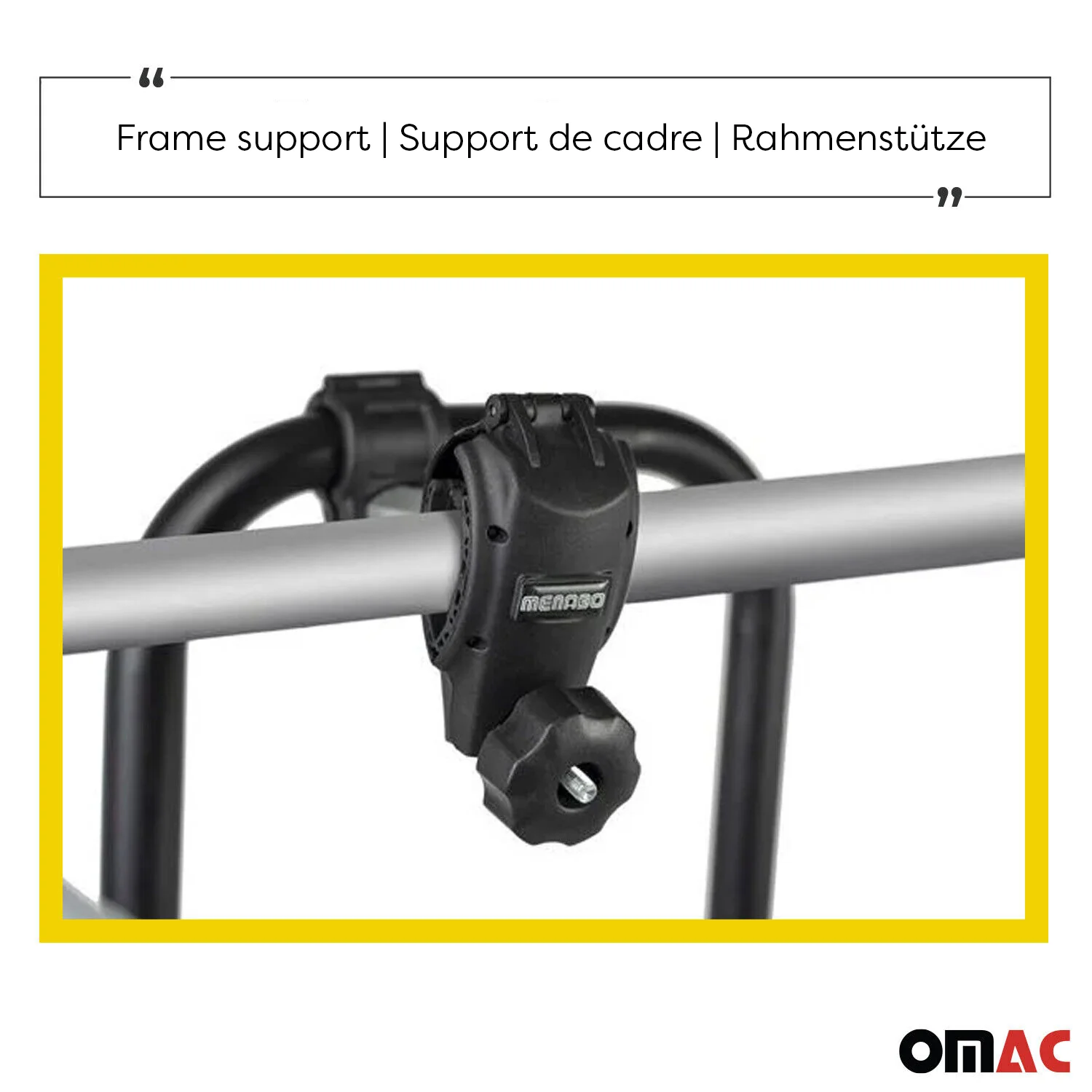 3 Bike Rack Rear Trunk Mount Folding Bicycle Carrier Holder Car SUV Aluminium - Image 5