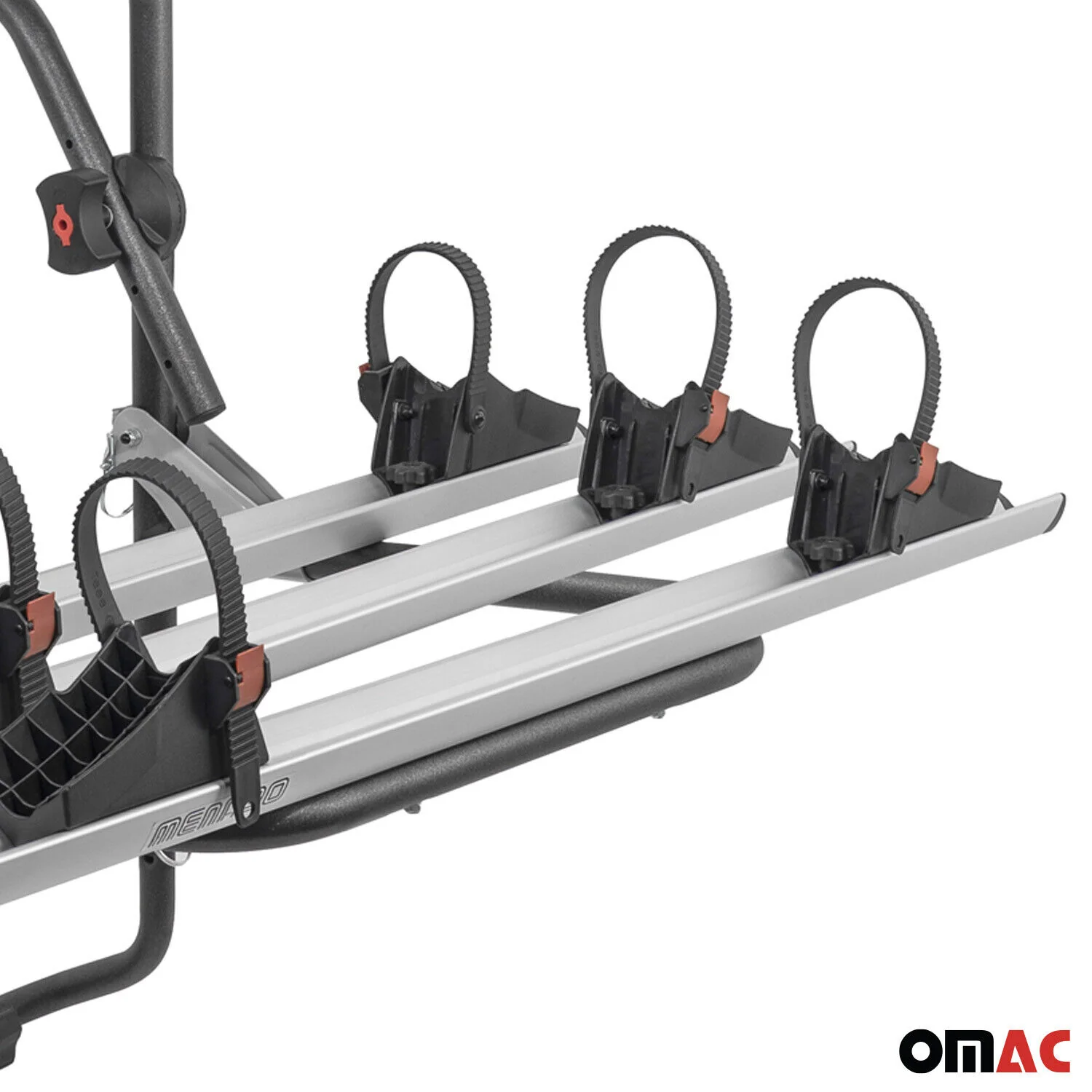 3 Bike Rack Rear Trunk Mount Folding Bicycle Carrier Holder Car SUV Aluminium - Image 7