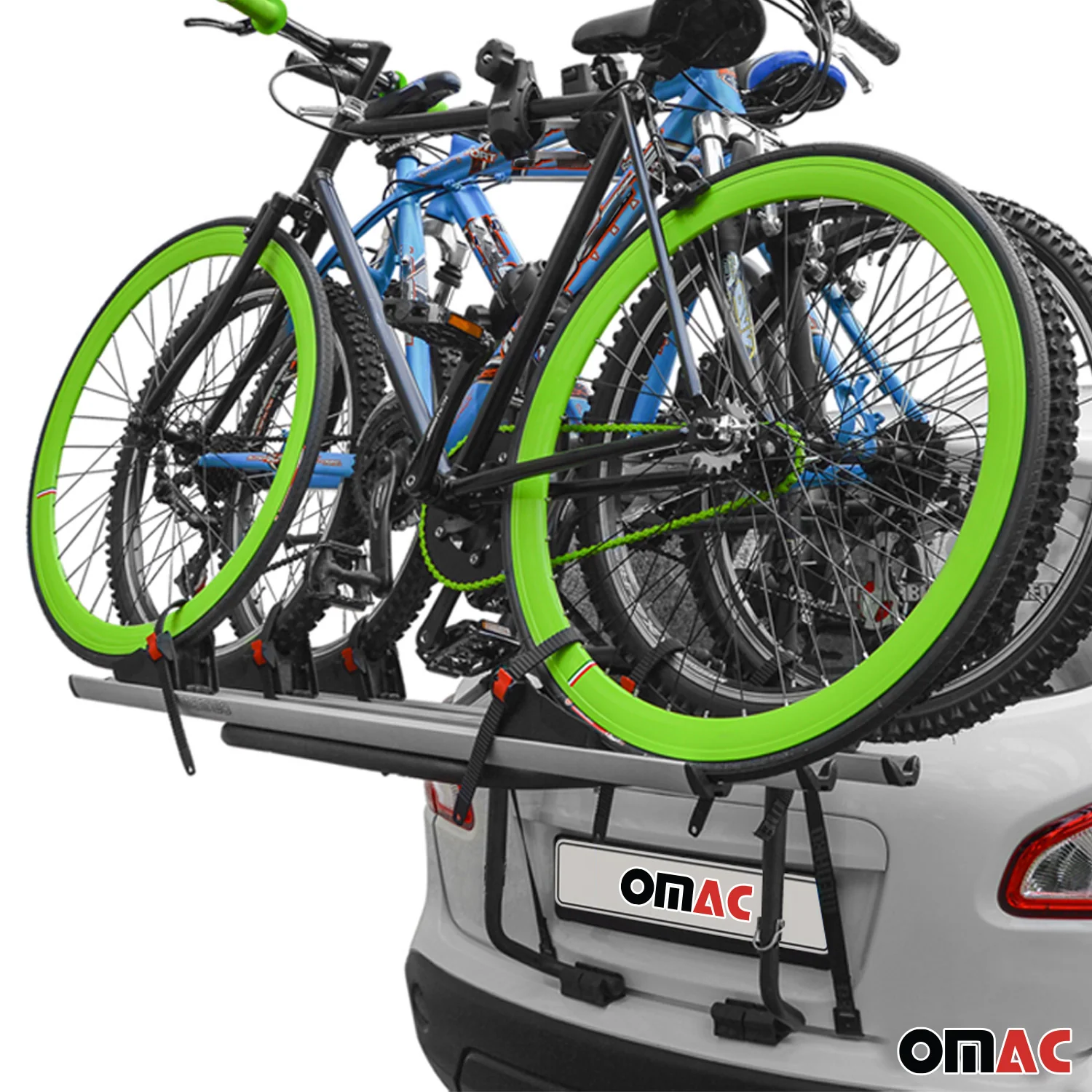 3 Bike Rack Rear Trunk Mount Folding Bicycle Carrier Holder Car SUV Aluminium - Image 9