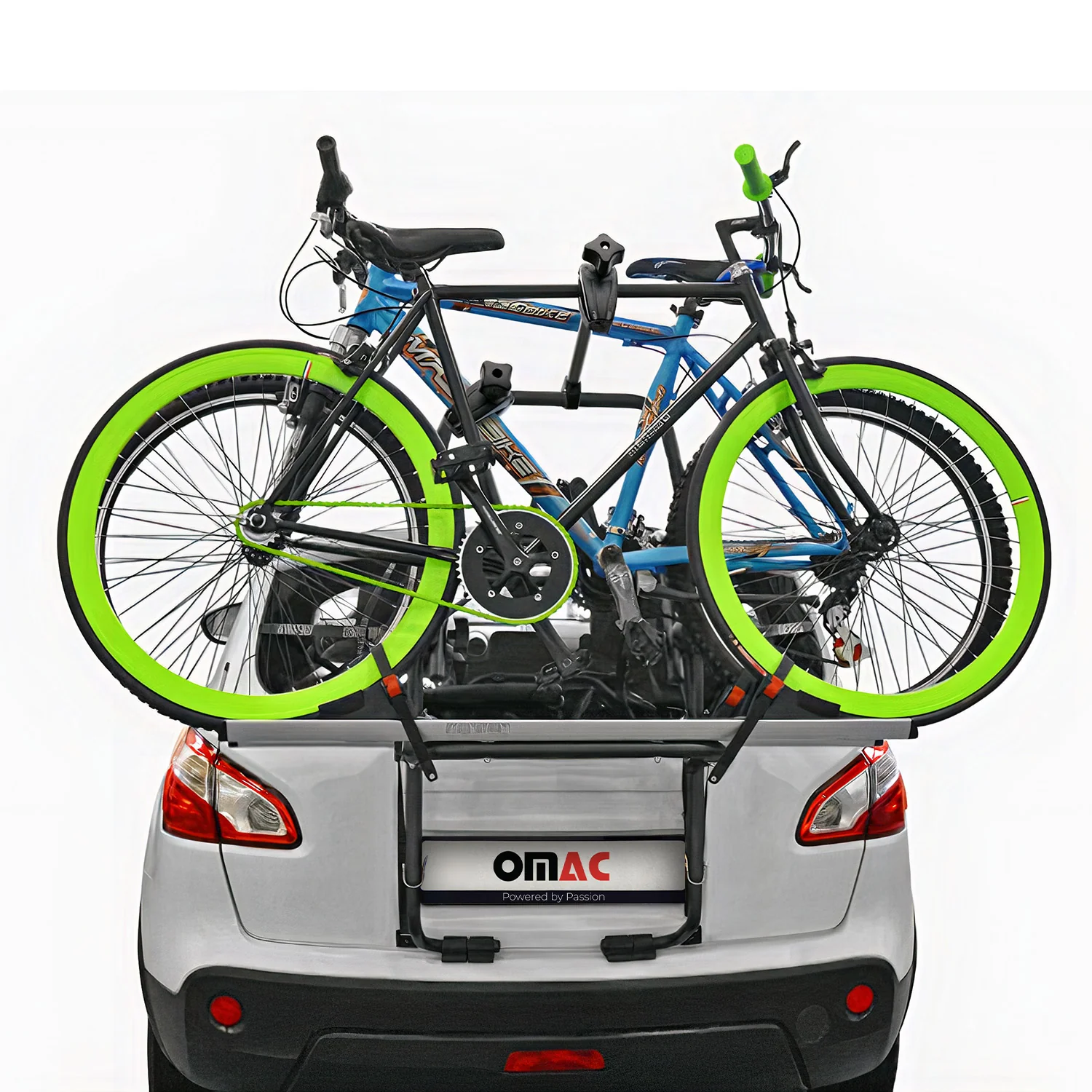 2014-2020 Fiat 500L Alu 2 Bike Rack Carrier Trunk Bike Rack Black Gray