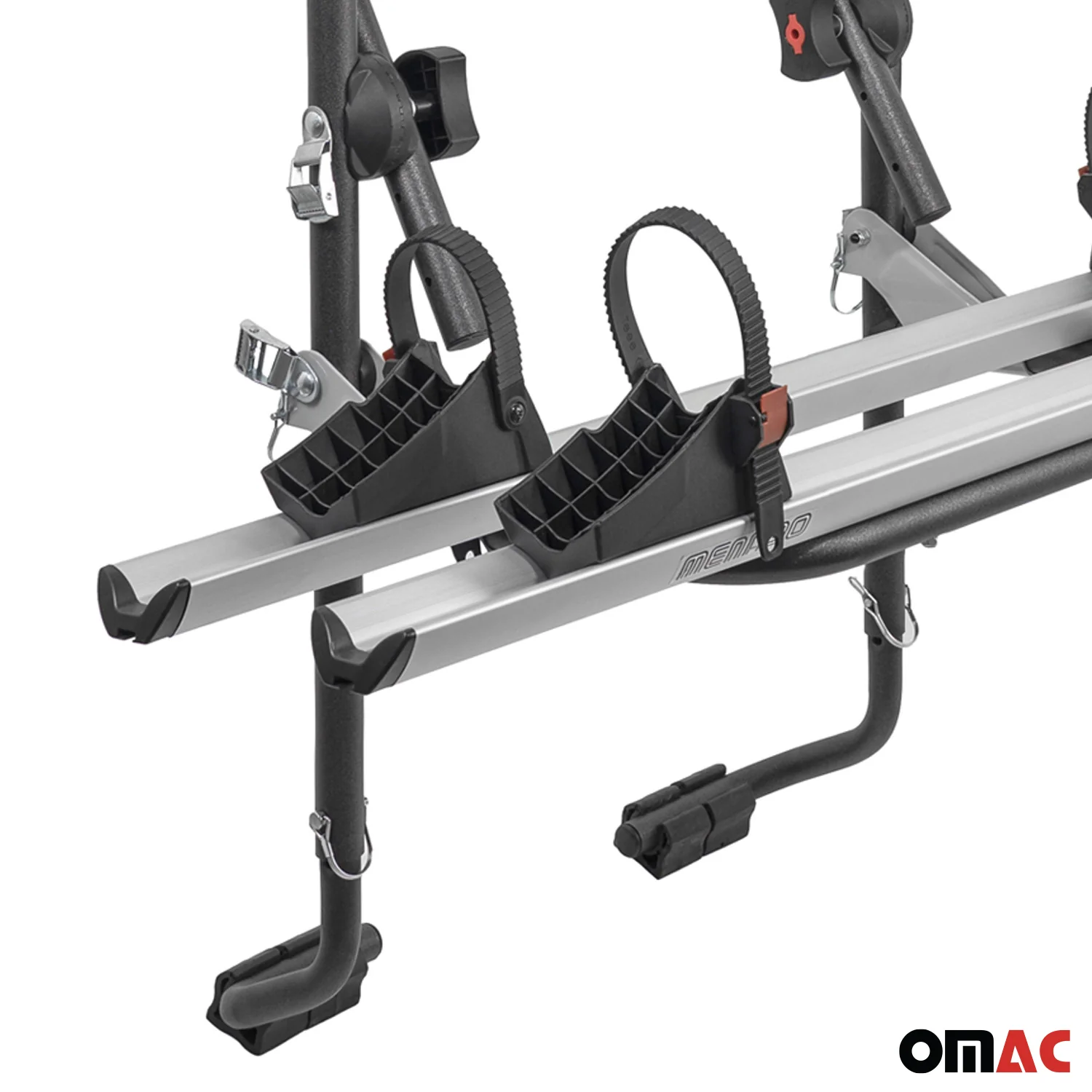 2014-2020 Fiat 500L Alu 2 Bike Rack Carrier Trunk Bike Rack Black Gray - Image 9