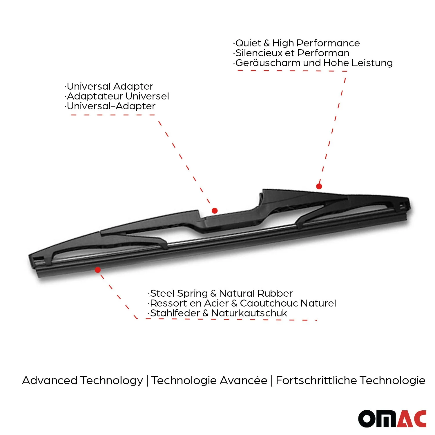 Mazda CX-5 Rear Windshield Wiper Blades - Image 4