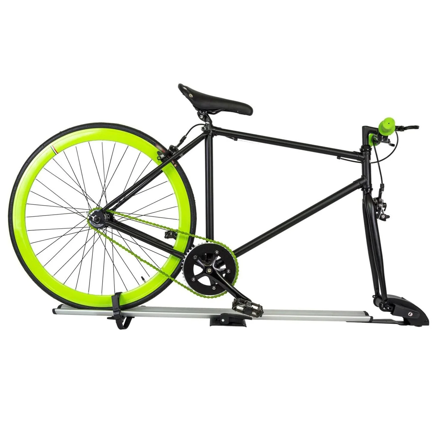 Roof Bicycle Rack Bike Carrier Alu. Upright With Optional 0,8x4,3 inch Fork Kit